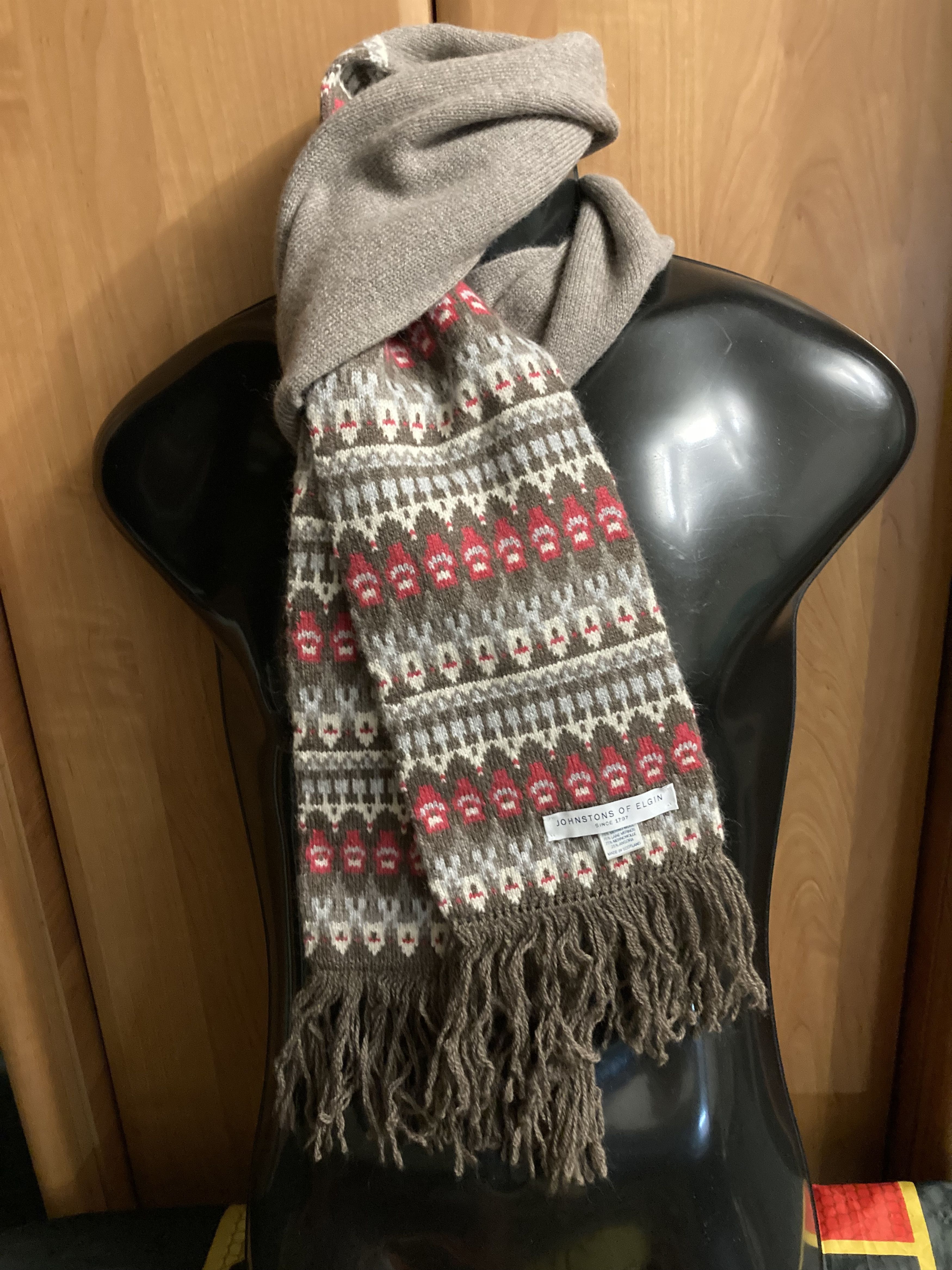 Johnstons Of Elgin Johnstons of Elgin wool /angora luxury long scarf Size ONE SIZE - 6 Thumbnail