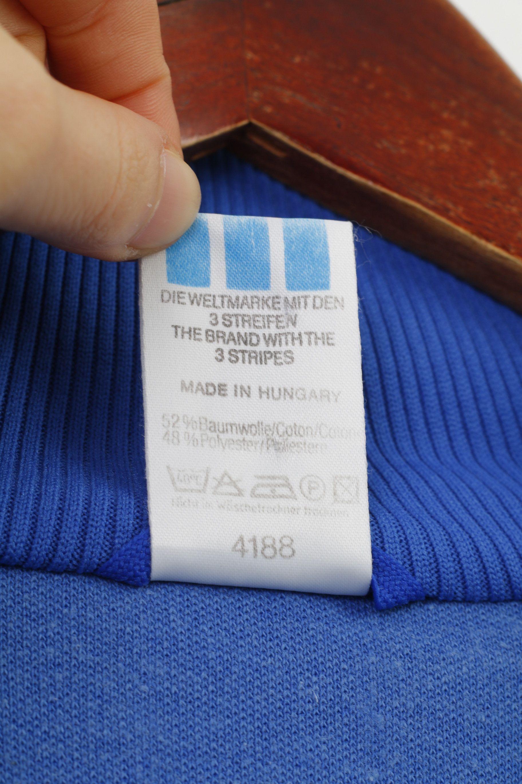 Adidas Adidas Men 7 L 180 Sweatshirt Blue ESV West 10999 Size US L / EU 52-54 / 3 - 5 Thumbnail