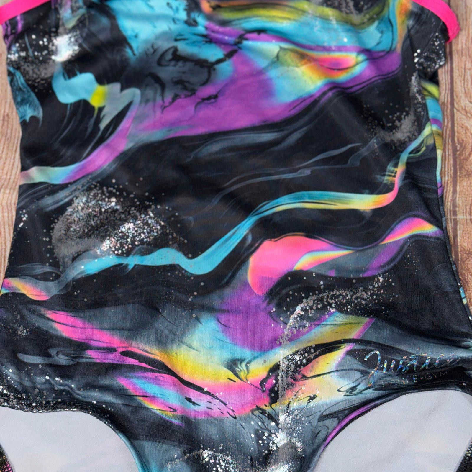 Other Justice Dance Gym Leotard Swirl Design Size Medium (10) Size ONE SIZE - 5 Thumbnail