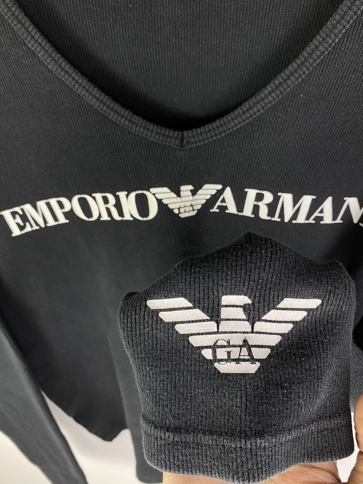 Armani × Designer × Emporio Armani emporio armani longsleeve Size US M / EU 48-50 / 2 - 5 Thumbnail