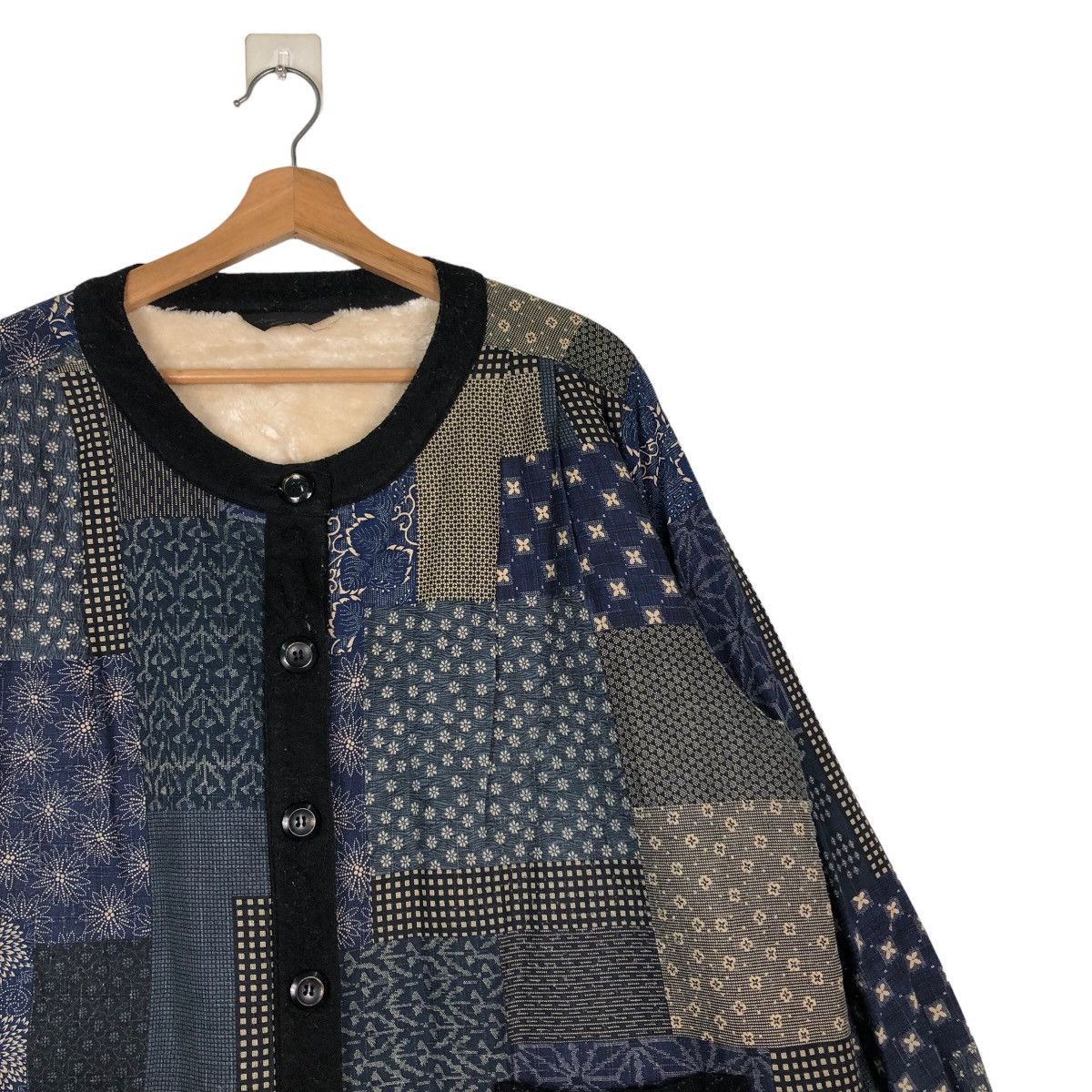 Indigo 🔥Vintage Button Jacket Indigo Sissoko Blue Issey Miyake Size US L / EU 52-54 / 3 - 6 Thumbnail