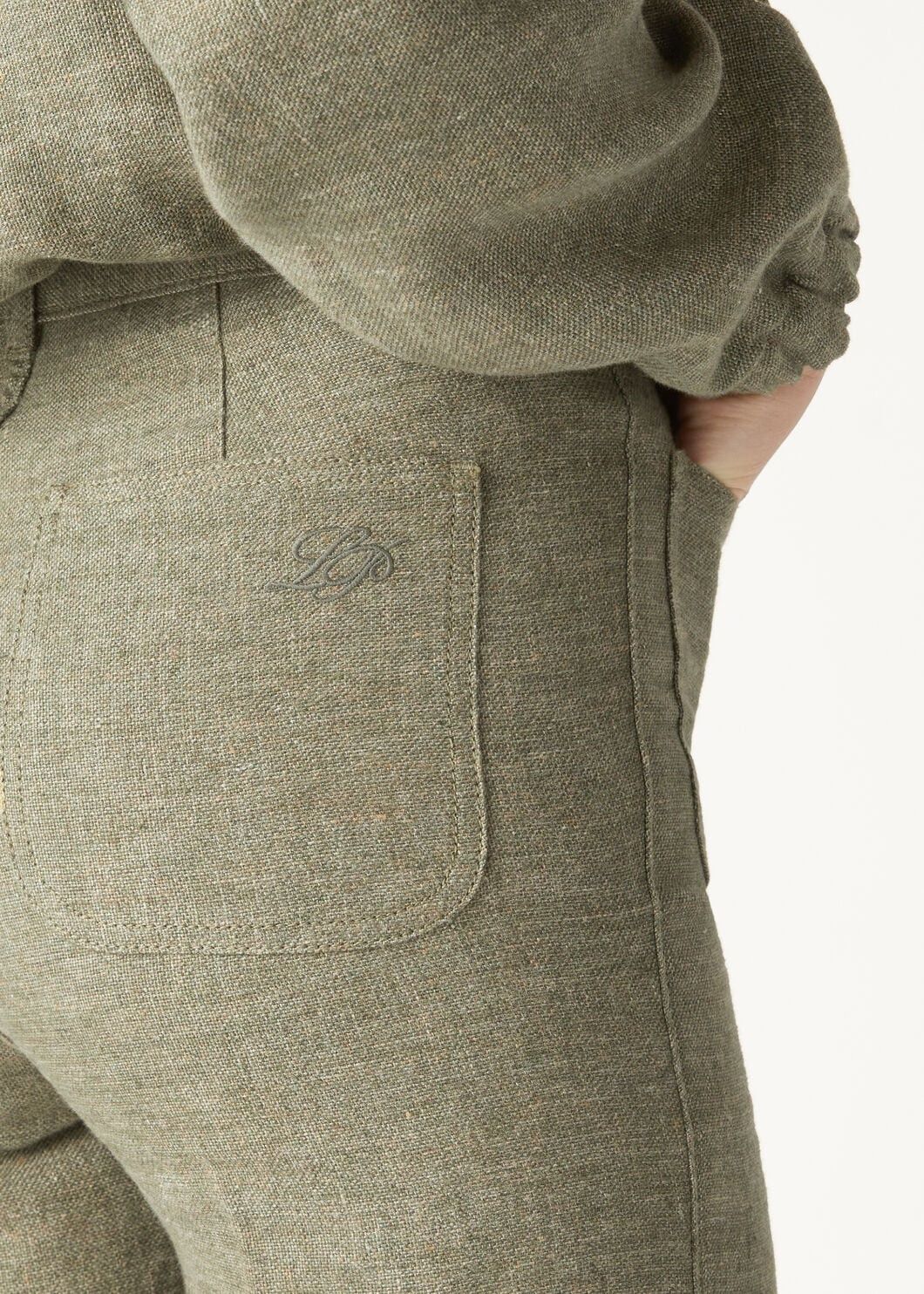 Loro Piana o1srvl11e0825 FAO6463 Danbeth Pant in Light Green Size 30" / US 8 / IT 44 - 3 Thumbnail