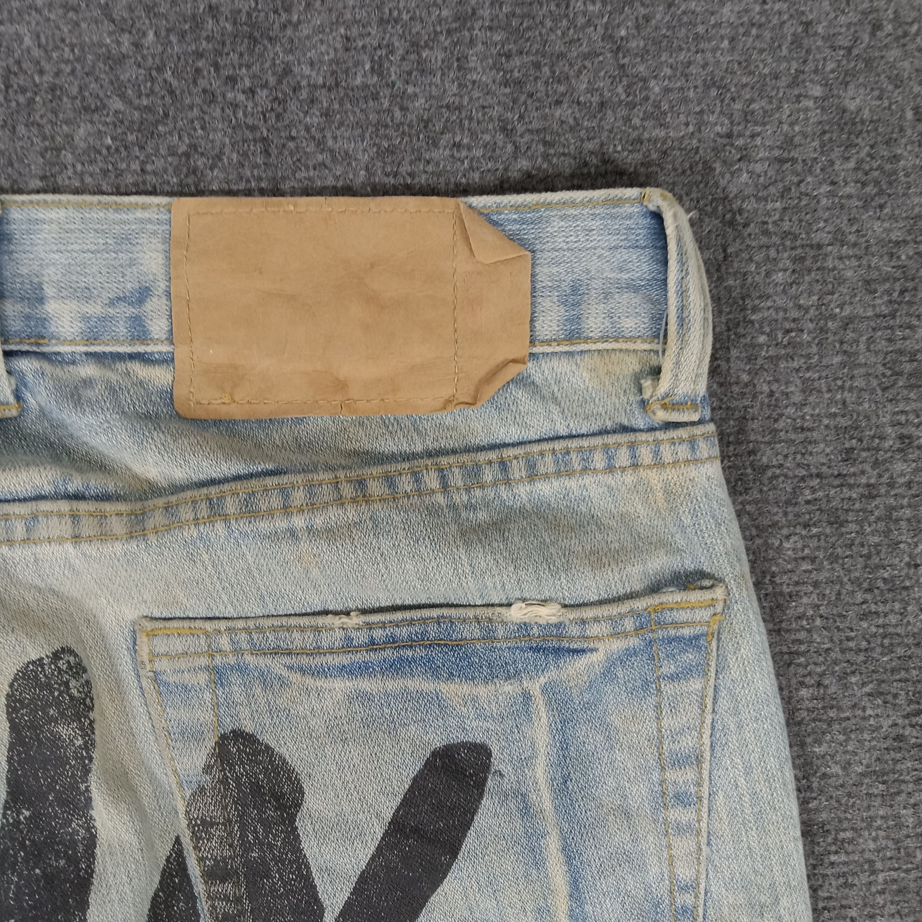 If Six Was Nine × Japanese Brand × Vintage Point Loma Japanese Brand Art Rising Denim Jeans Size US 32 / EU 48 - 9 Thumbnail