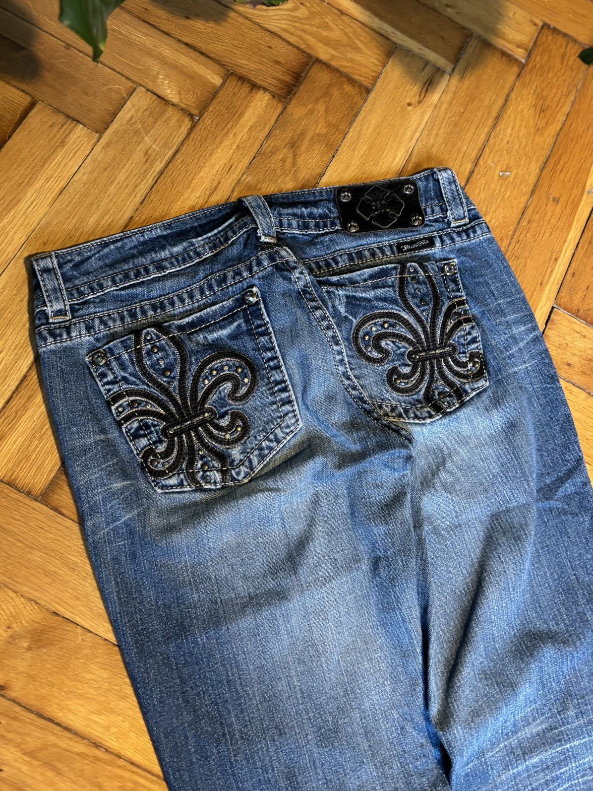Miss Me Miss me jeans skinny 2000s goth punk skate grunge emo sk8 Size 31" - 8 Thumbnail