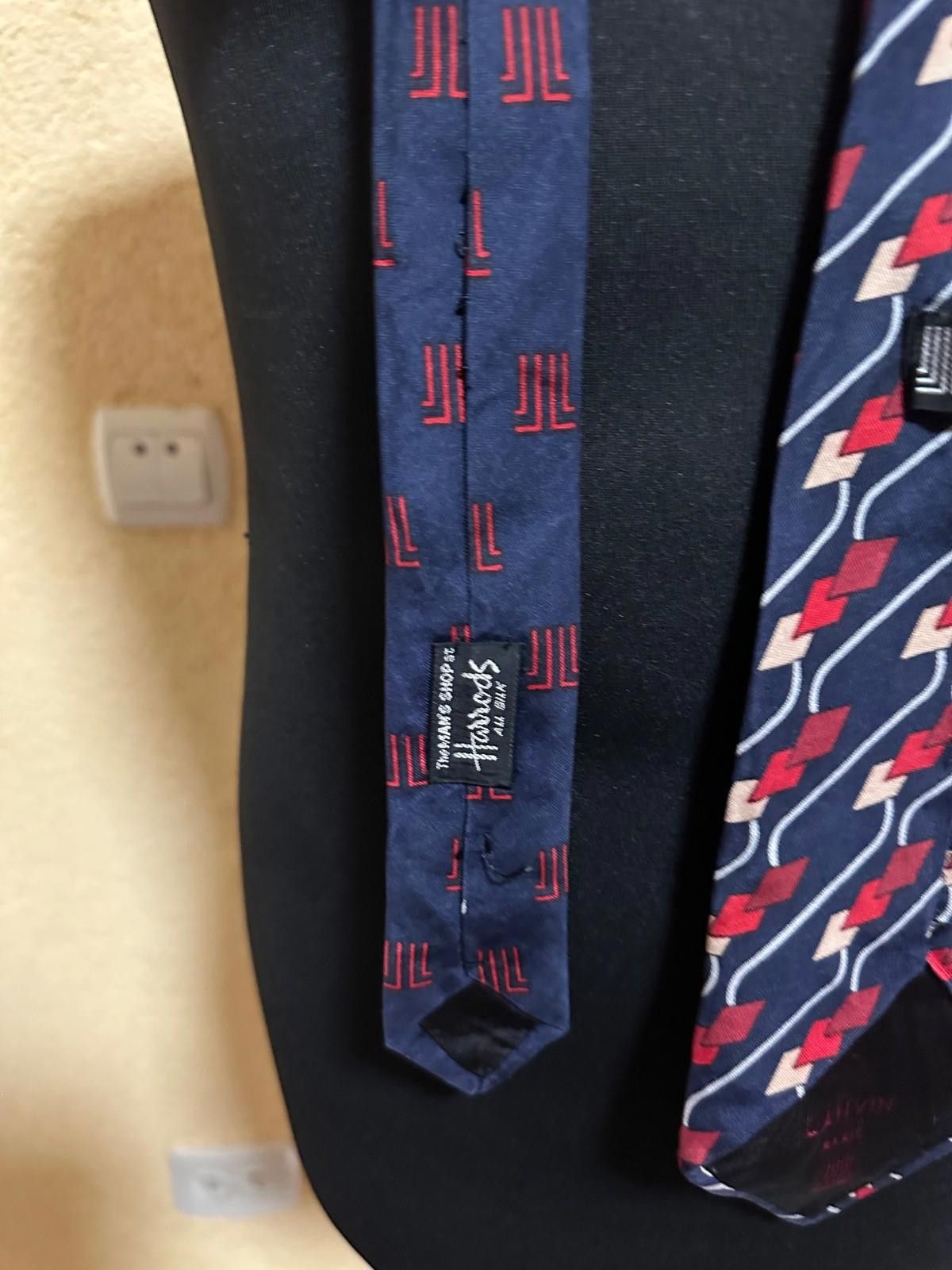 Lanvin Lanvin Paris Tie Silk Blue Size ONE SIZE - 6 Thumbnail
