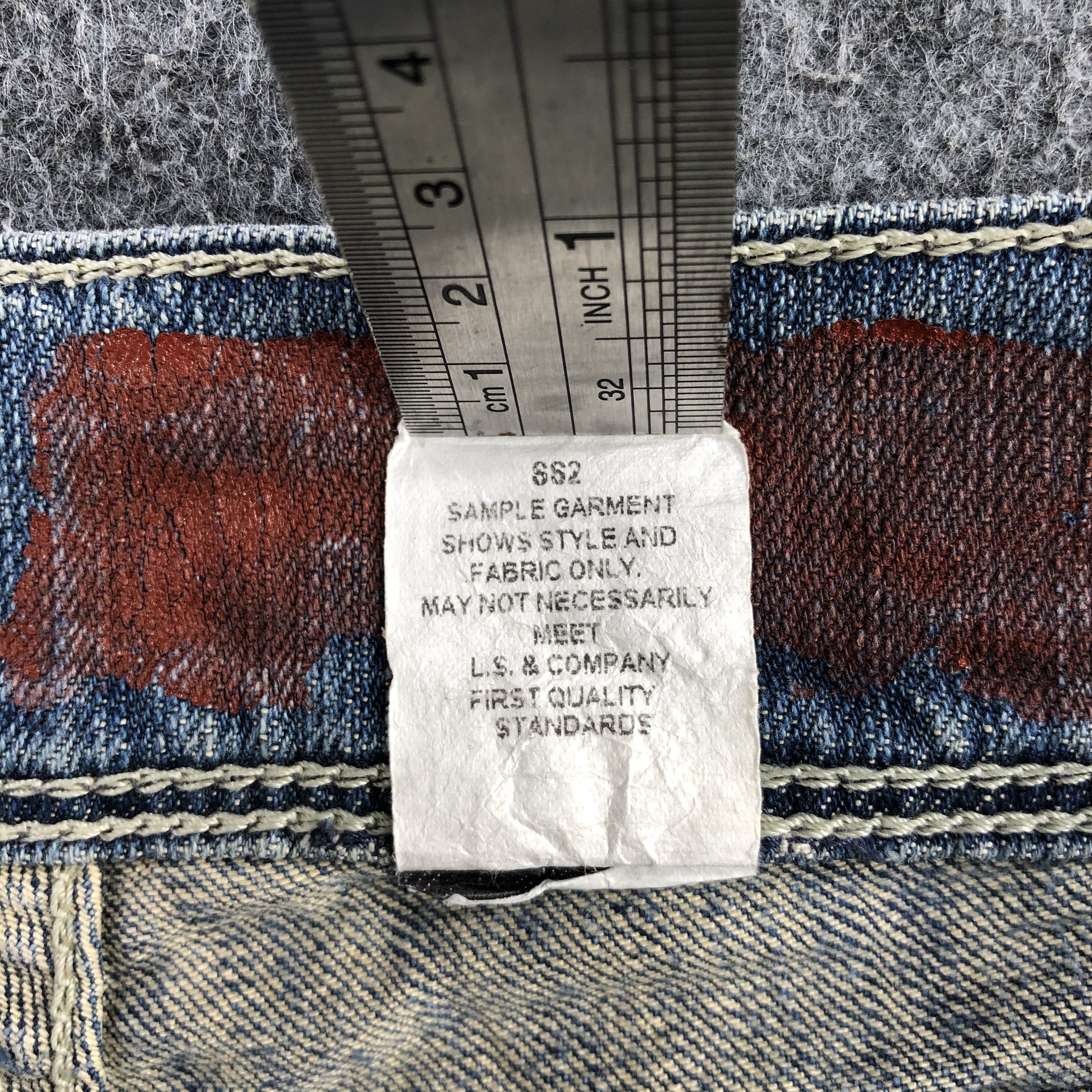 Levi's Vintage Blue Wash Levis Jeans-J2030 Size US 33 - 16 Thumbnail