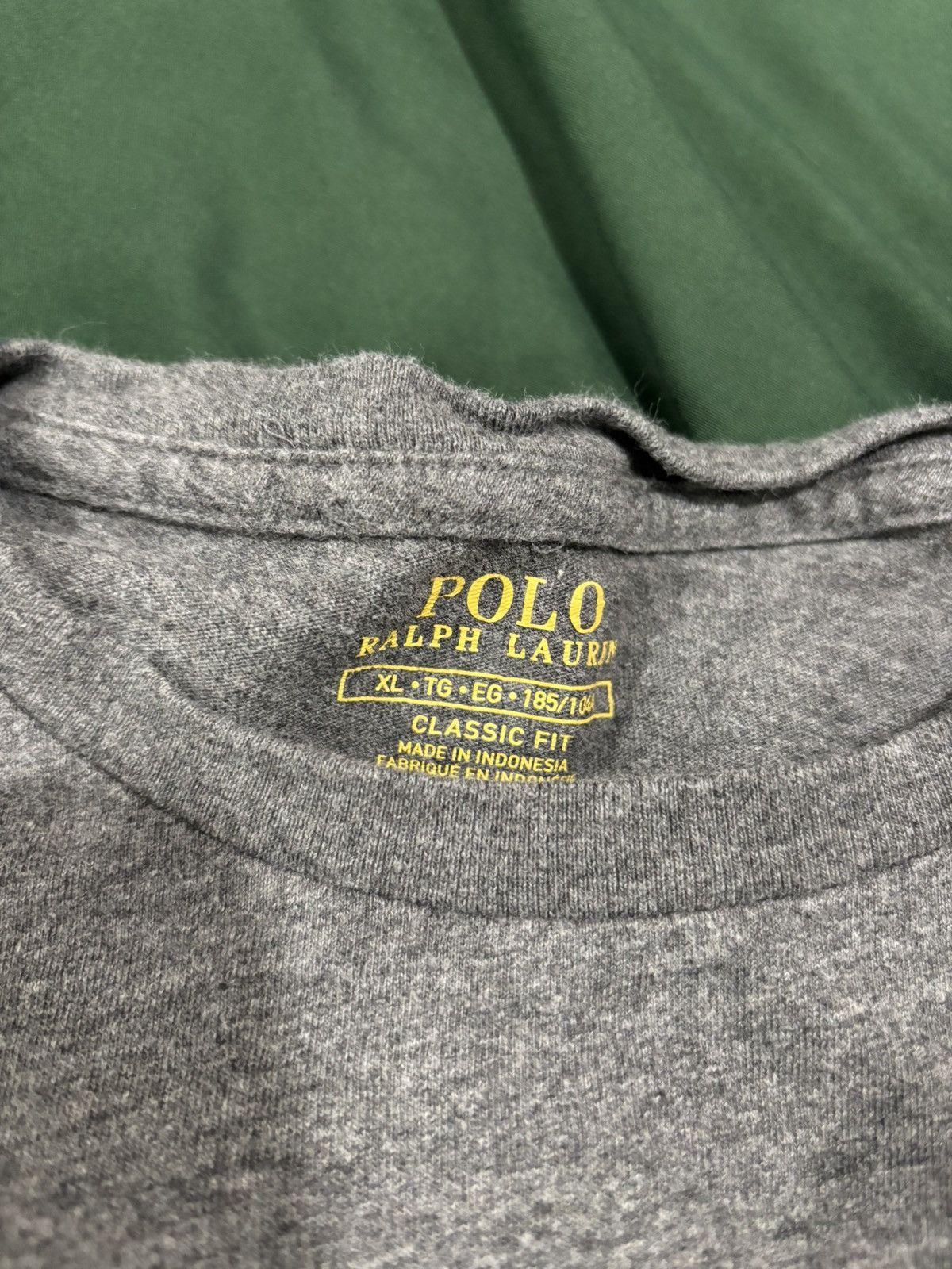 Polo Ralph Lauren XL gray Ralph Lauren Tshirt Size US XL / EU 56 / 4 - 5 Thumbnail