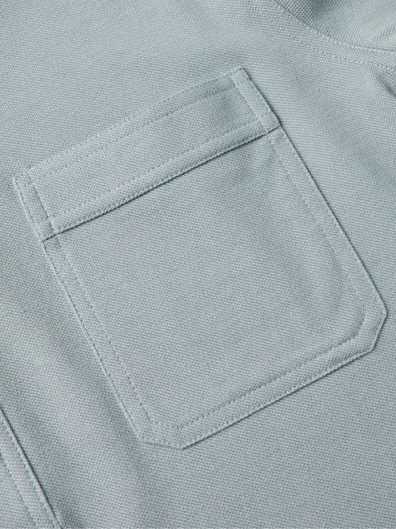 Tom Ford o1loc1c0824 TFJ307 Polo Shirt in Light Blue Size US M / EU 48-50 / 2 - 2 Thumbnail