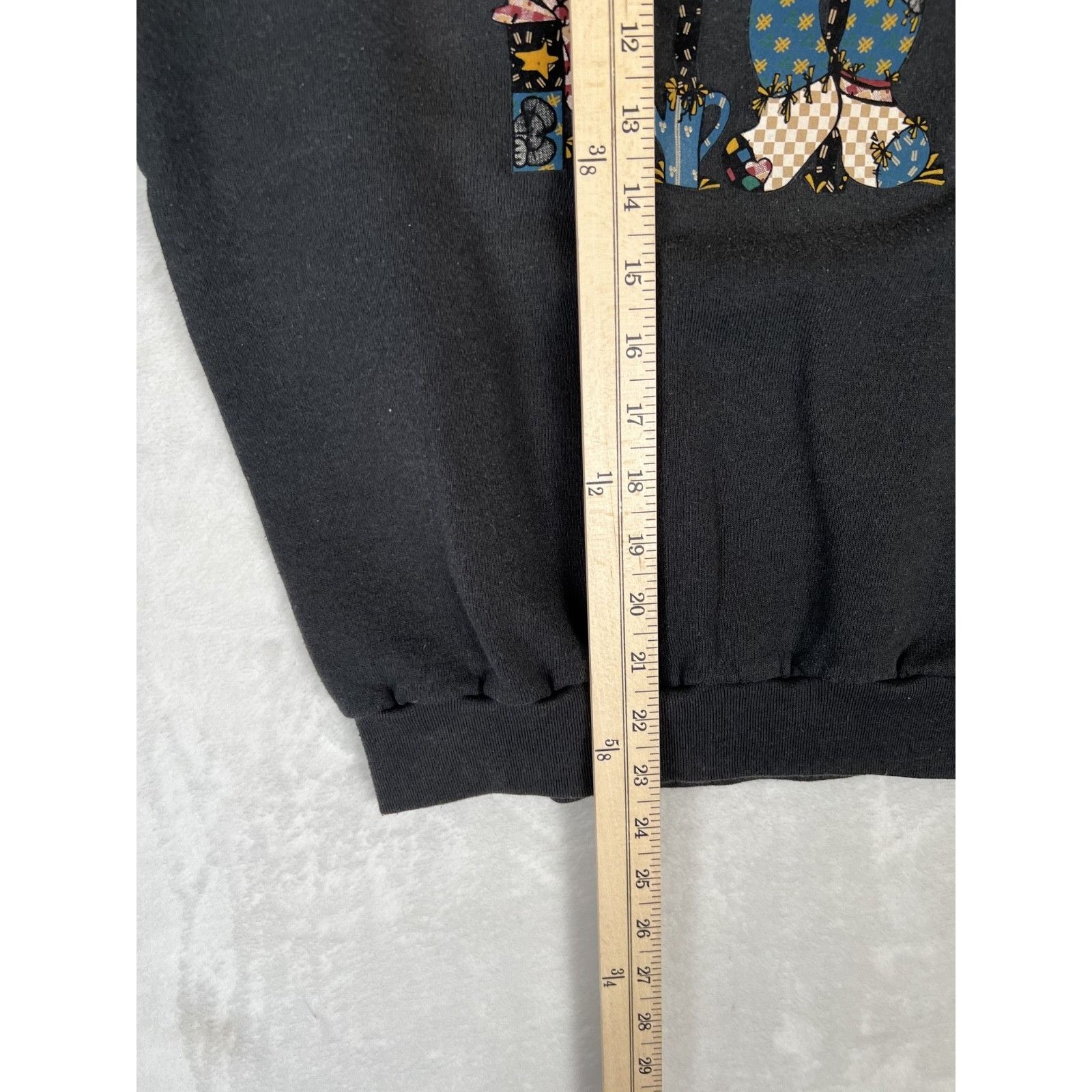 Hanes Vintage Scarecrow Sweatshirt Women's Size Large "Just Hangin Size L / US 10 / IT 46 - 4 Thumbnail