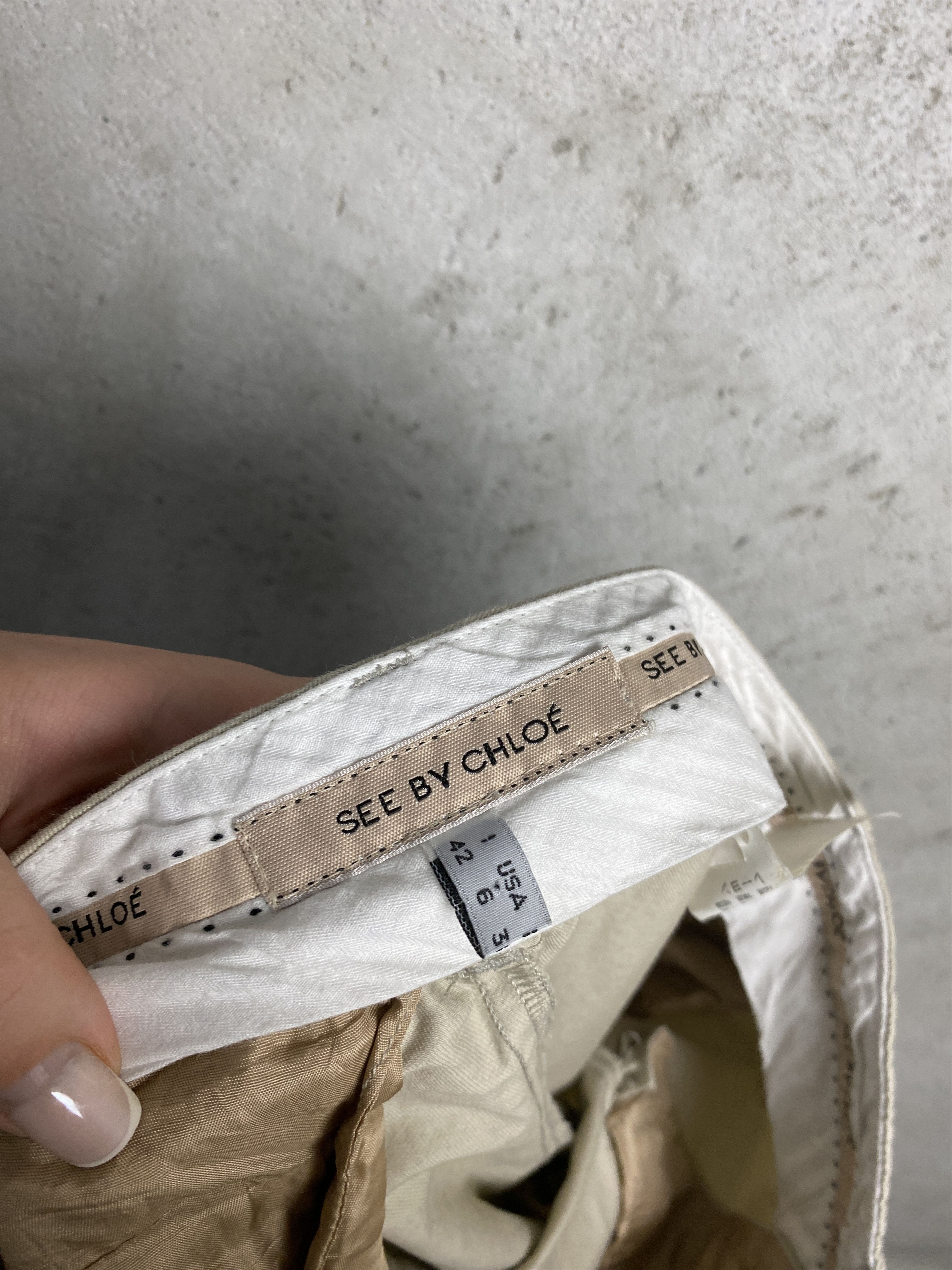 See by Chloe See by Chloe casual formal pants cotton elegant Size 28" / US 6 / IT 42 - 5 Thumbnail