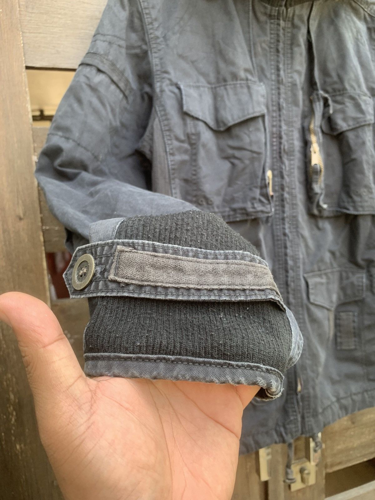 Ma+ Japanese Raw Washed Utility Multi Pocket Jacket Size US XL / EU 56 / 4 - 2 Thumbnail
