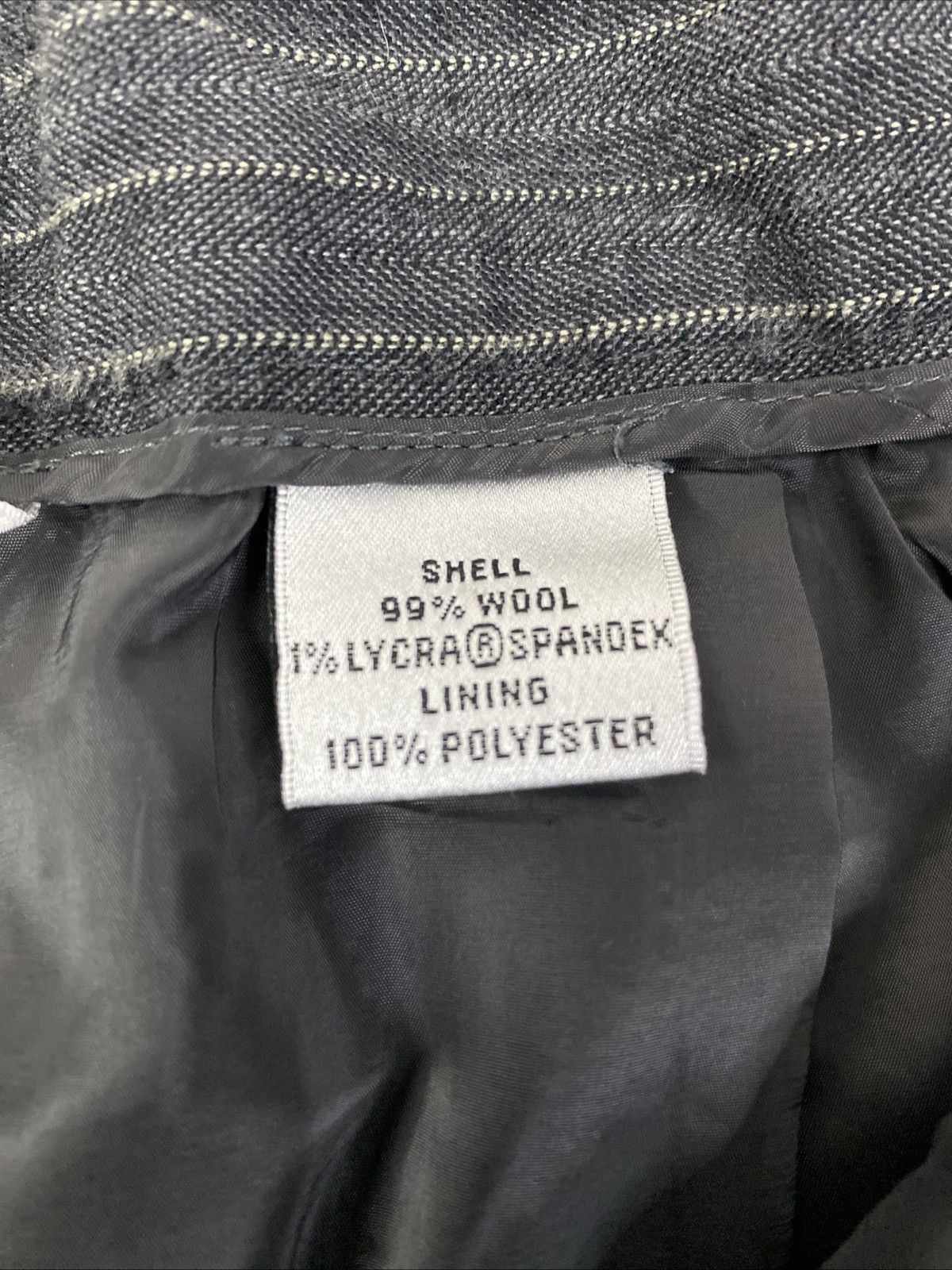 Talbots Talbots Gray Pinstripe Women's Dress Wool Pants Career Sz 18 Size 40" / US 18 - 6 Thumbnail