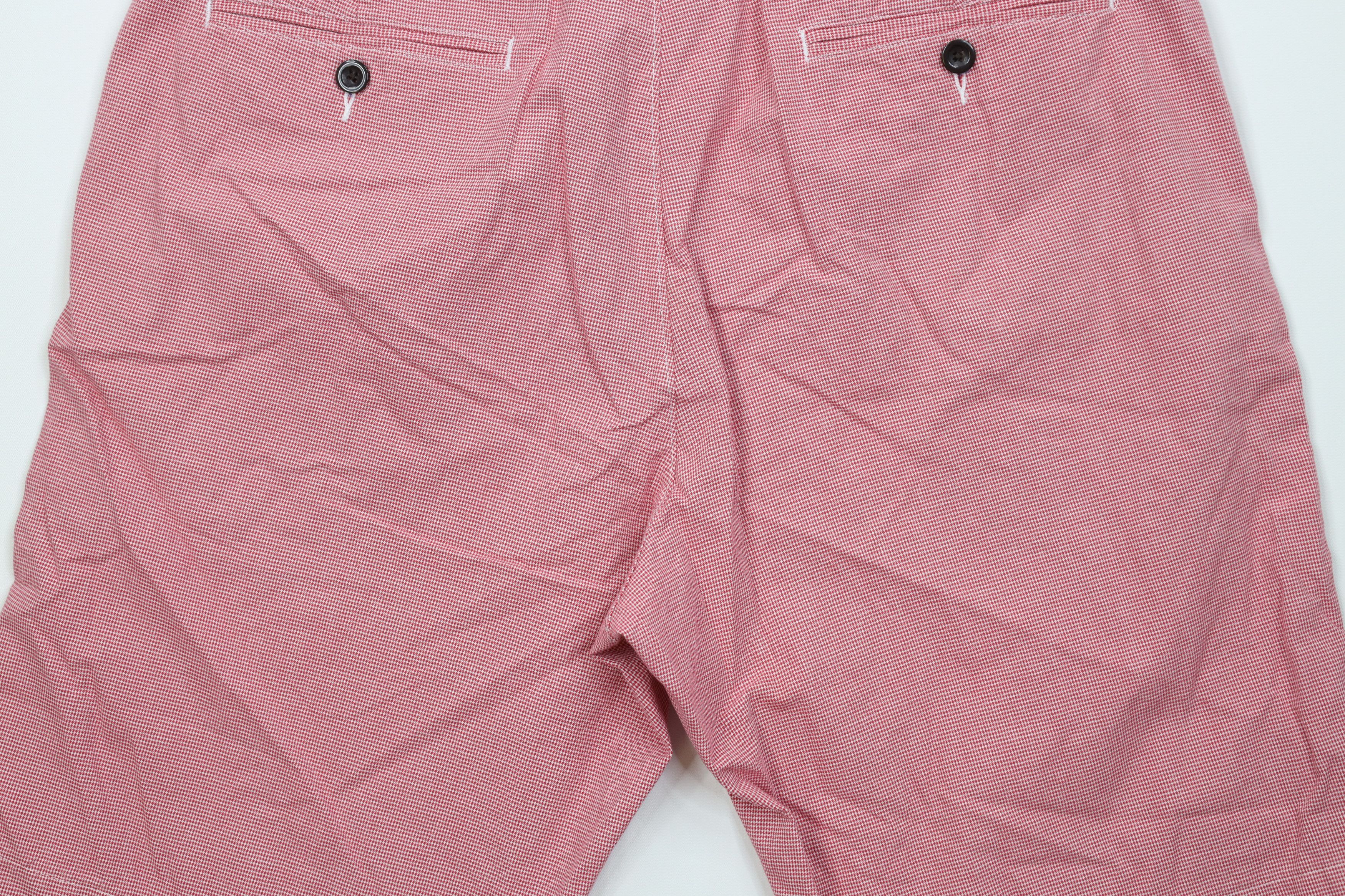 J.Crew J Crew Club Houndstooth Golf Golfing Chino Shorts Red Cotton Size US 34 / EU 50 - 10 Thumbnail