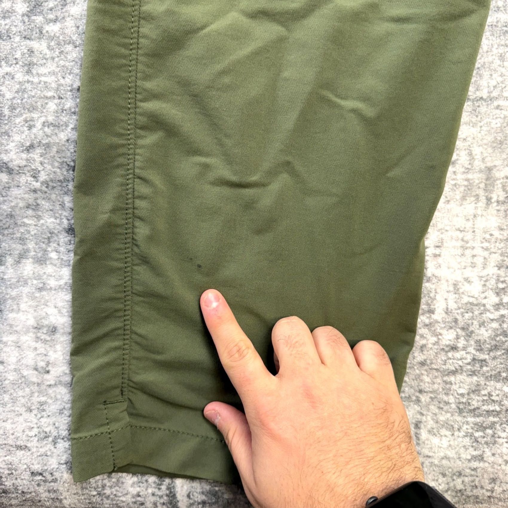Under Armour Under Armour Pants Mens 36x34 Green Nylon Polyester Spandex Chino Flat Front Pockets Stretch Size US 36 / EU 52 - 3 Thumbnail