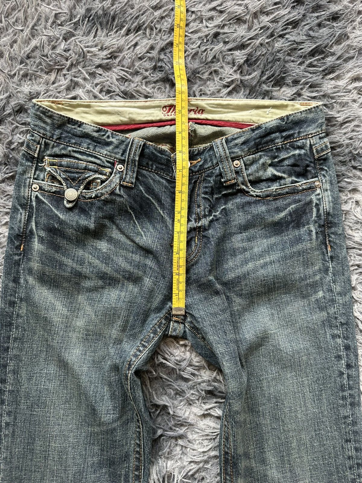 Hysteric Glamour 2000's Theoria j-rock flared fashion jeans Size US 30 / EU 46 - 17 Thumbnail