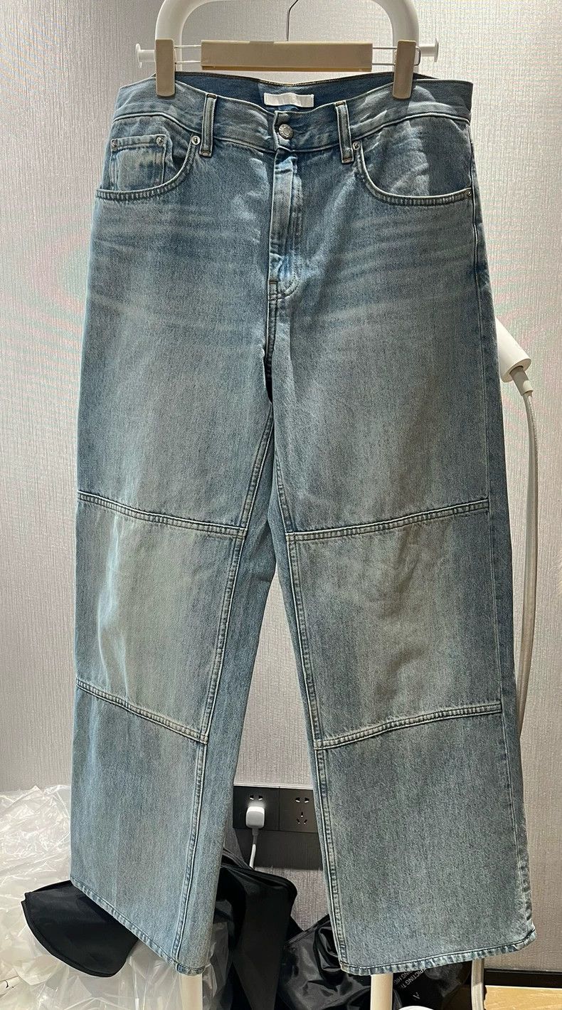 Helmut Lang Helmut Lang size 32SS24 Light Blue Loose Relaxed Zip Denim Size US 32 / EU 48 - 2 Thumbnail