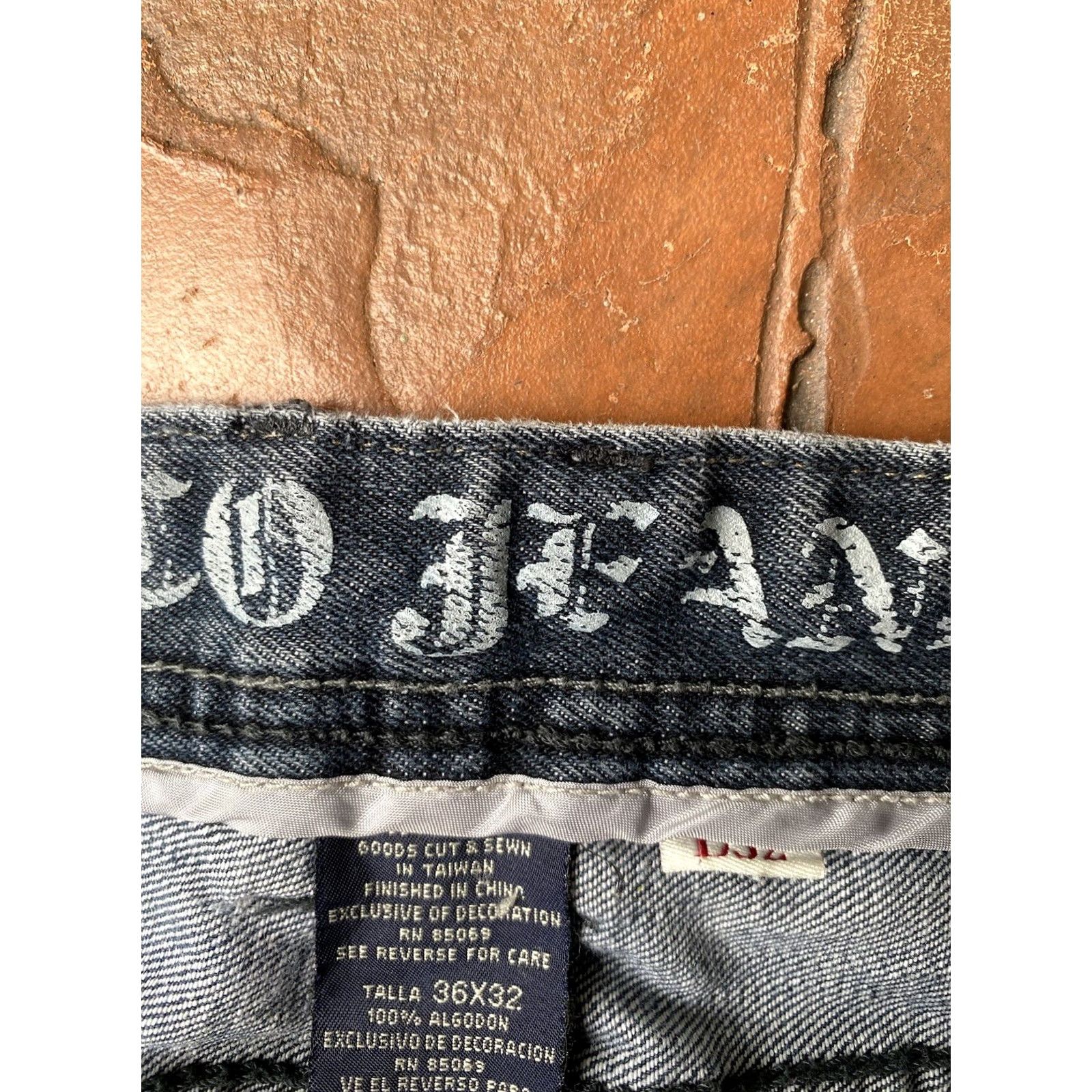 Vintage VINTAGE Paco Baggy Jeans Mens 36x32 Embroidered Distressed Grunge Streetwear Jeans Mens Size US 27 - 3 Thumbnail