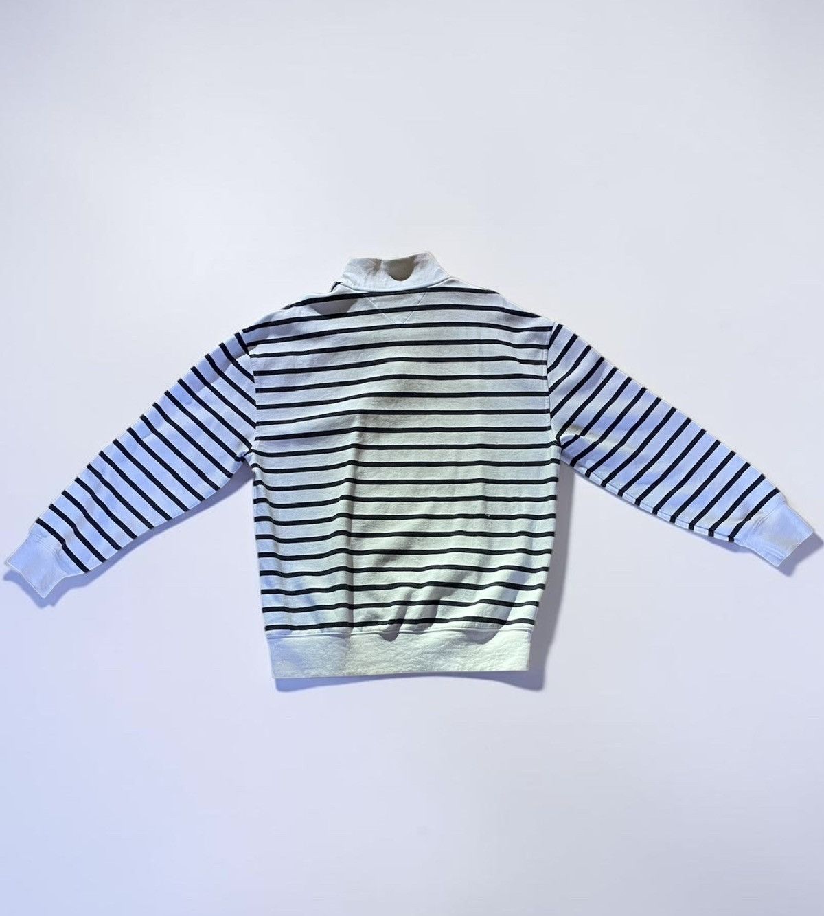 Tommy Hilfiger Tommy Hilfiger Striped Quarter Zip Size US XL / EU 56 / 4 - 2 Thumbnail