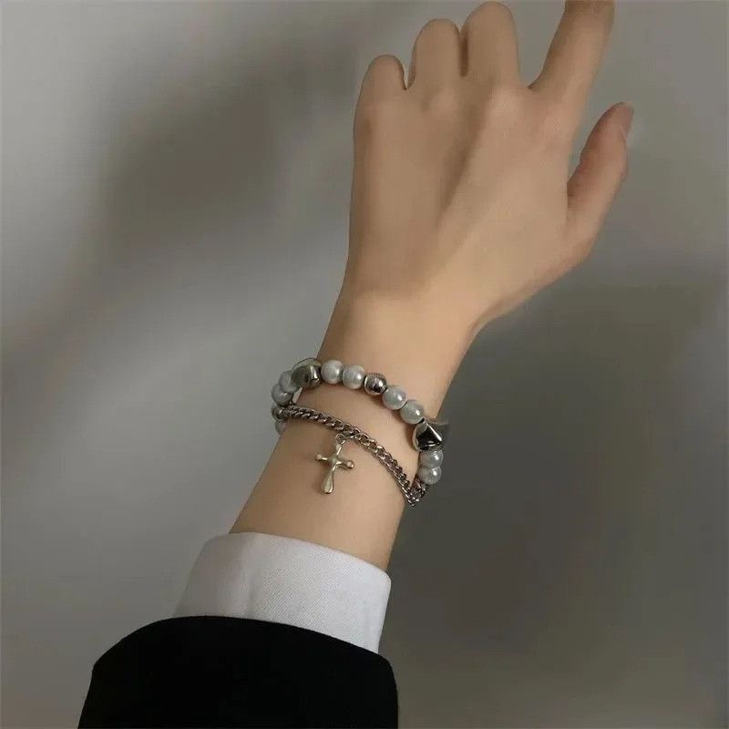 Jewelry Pearl Bead Bracelet Size ONE SIZE - 6 Thumbnail