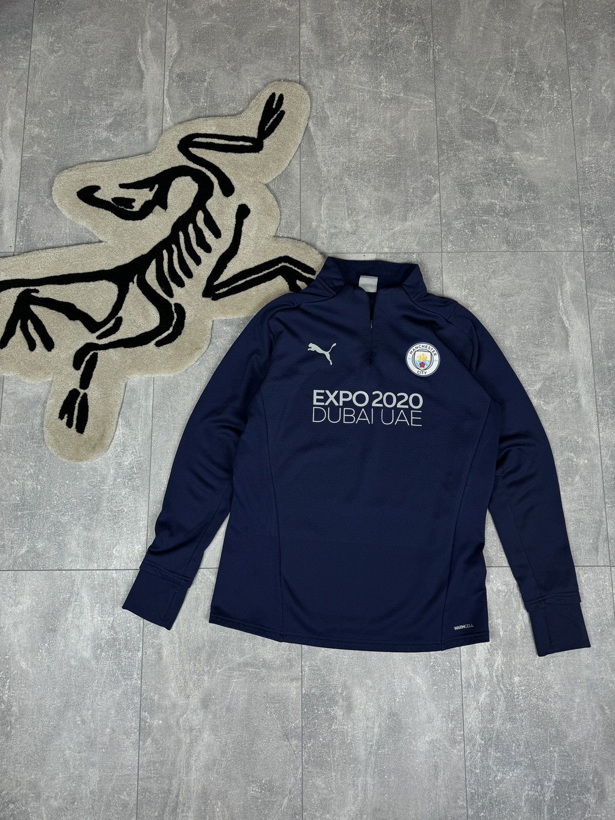 Puma × Vintage Mens Puma FC Manchester City Soccer Jersey sweatshirt tee Size US M / EU 48-50 / 2 - 1 Thumbnail