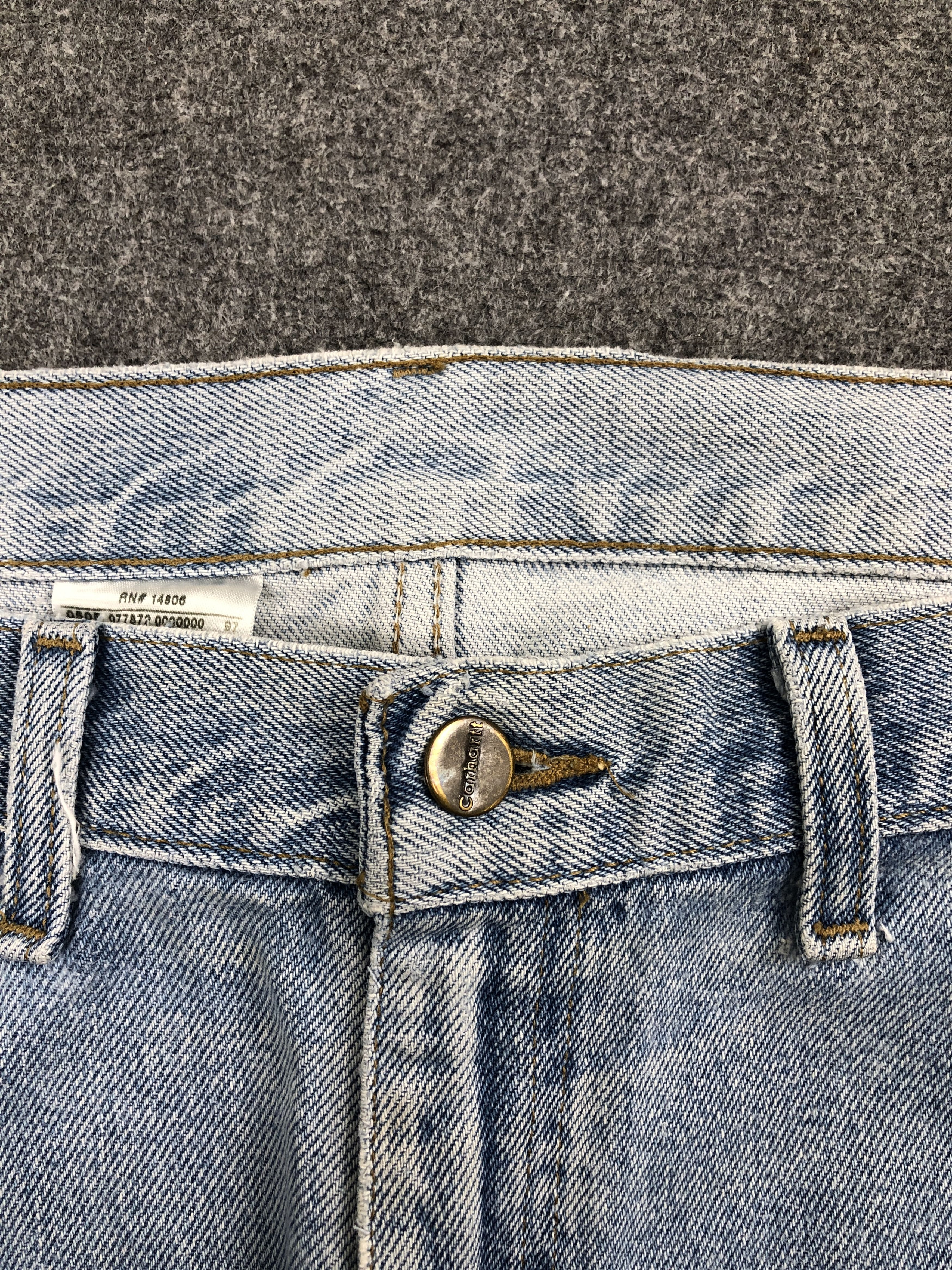 Carhartt Vintage Carhatt Light Washed Jeans DP2543 Size US 41 - 9 Thumbnail