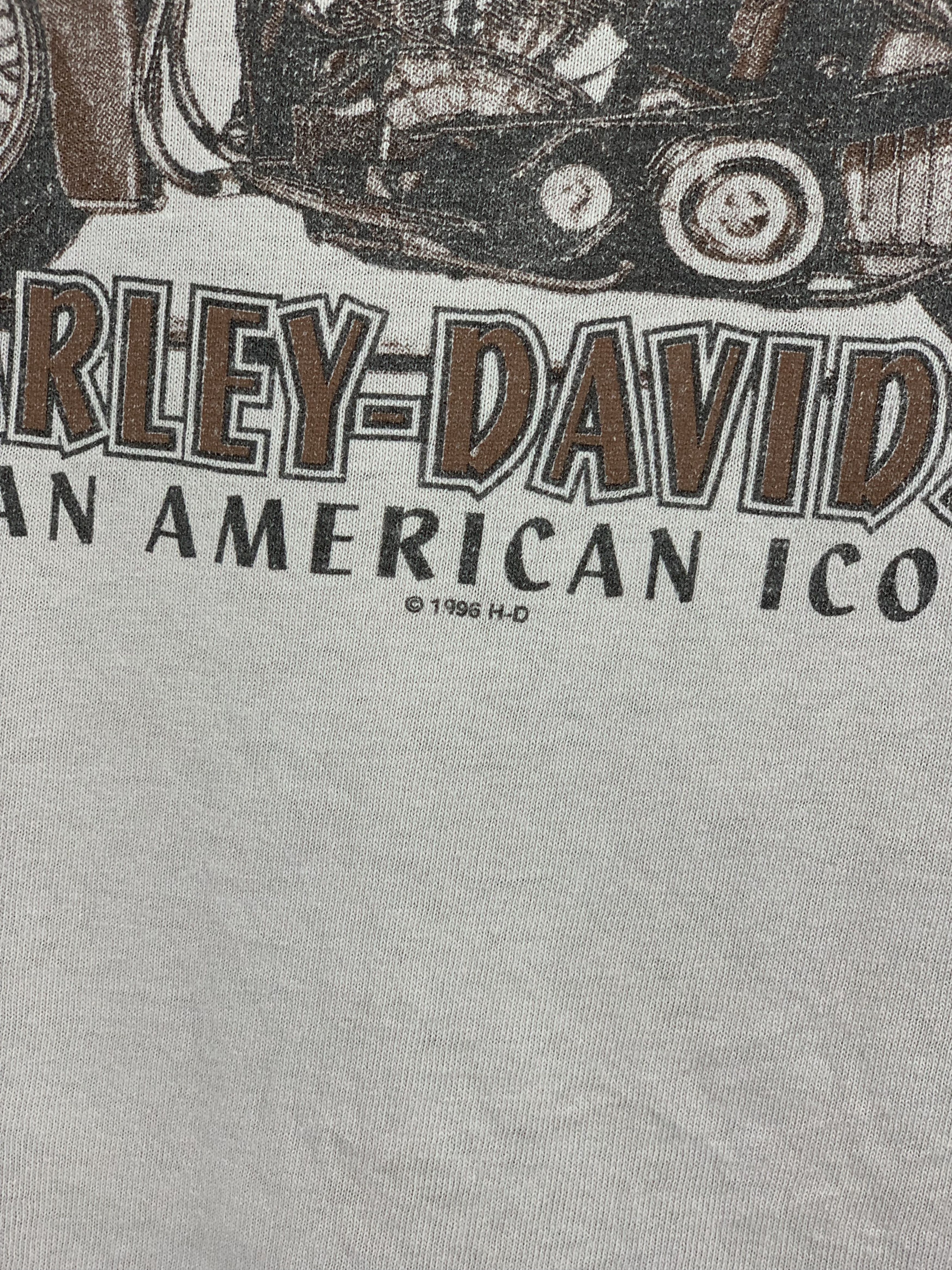 Harley Davidson Vintage 90s Harley Davidson Long Sleeve T Shirt TA0238 Size US XL / EU 56 / 4 - 10 Thumbnail