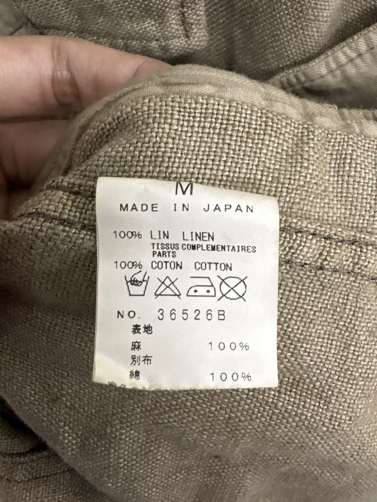If Six Was Nine Royal Flush Linen Jacket Distressed Trucker Size US M / EU 48-50 / 2 - 3 Thumbnail
