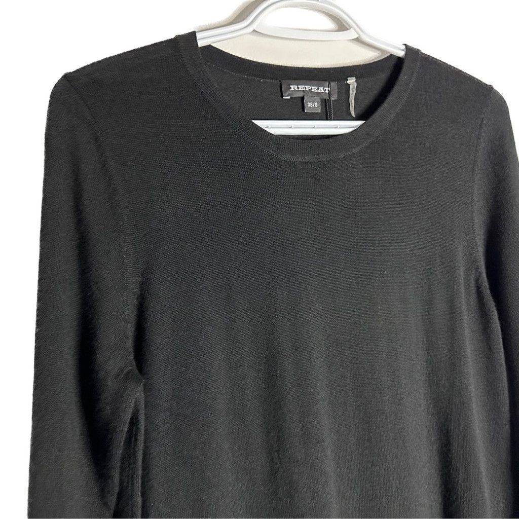 Other New Repeat Merino Wool Black Midi Sweater Dress S 38 Size S / US 4 / IT 40 - 8 Thumbnail