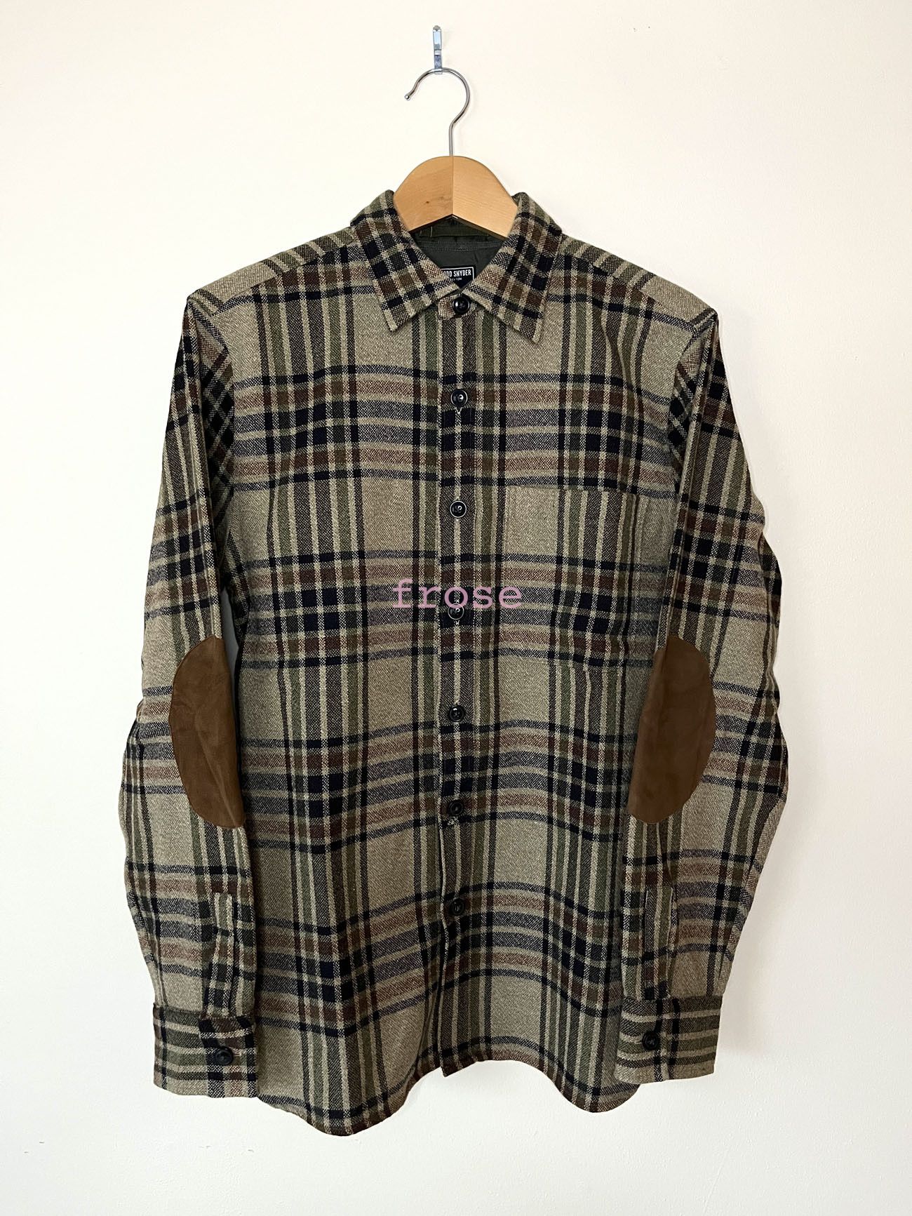 Todd Snyder Todd Snyder wool overshirt with elbow patches | Grailed