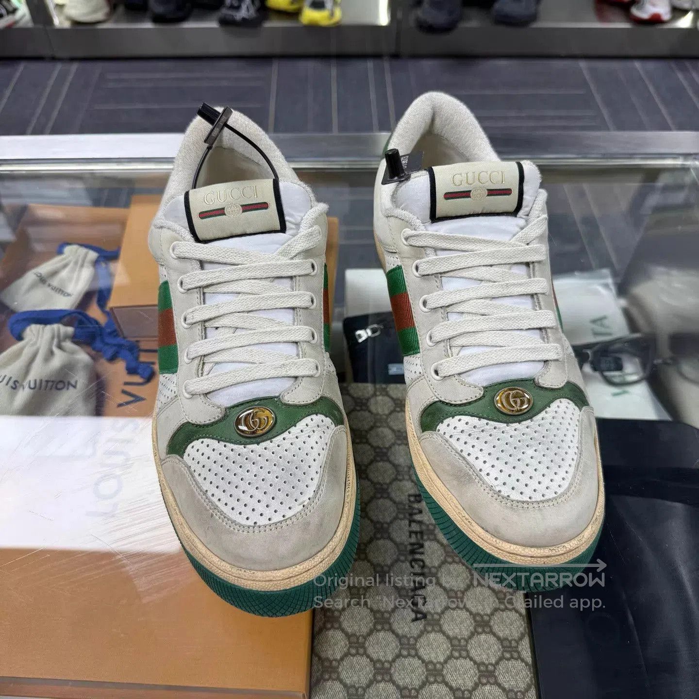 Gucci Multi Color Low-Top Sneakers Size 7. Size US 7 / EU 40 - 1 Thumbnail