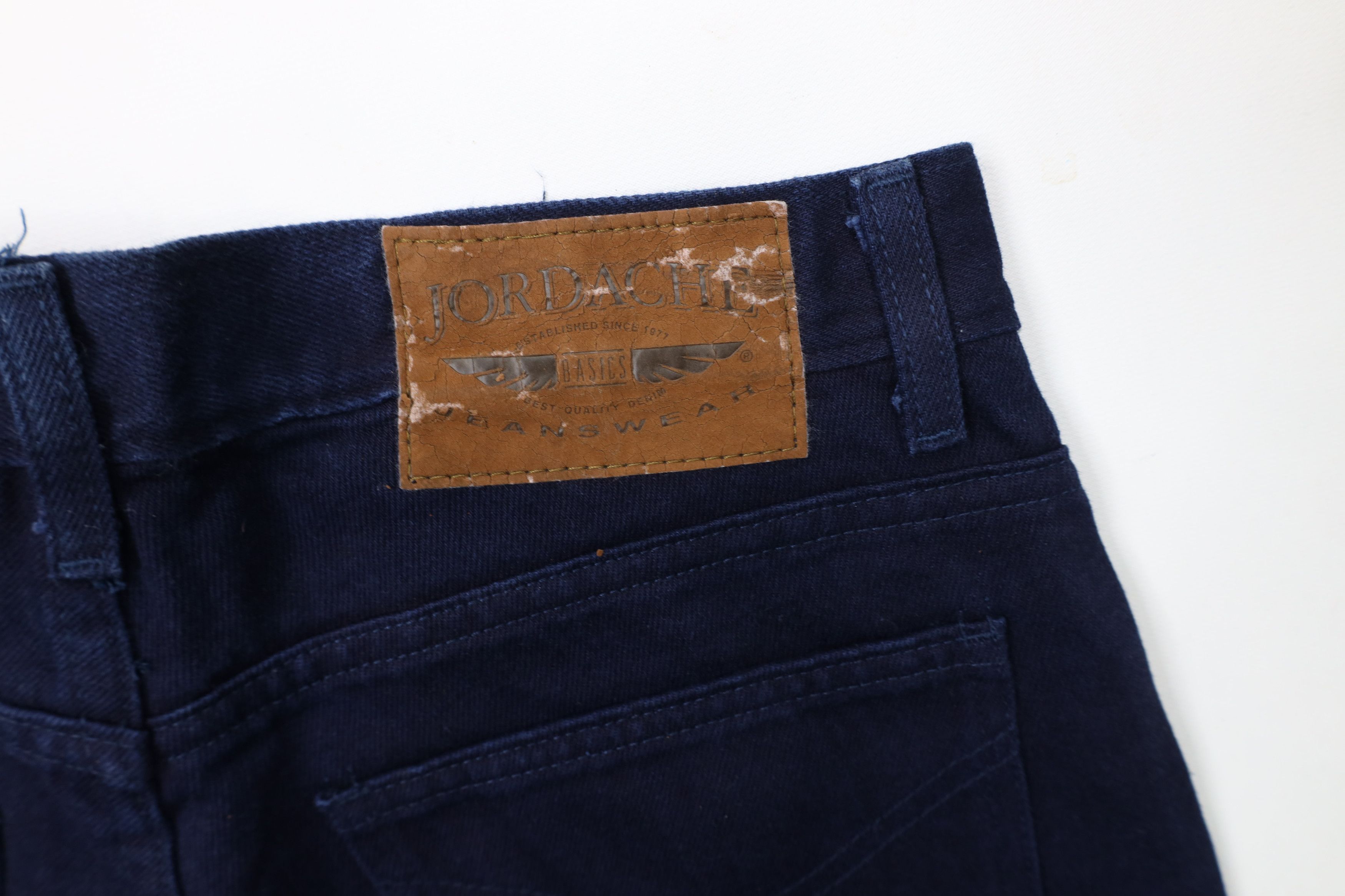 Vintage Deadstock Vintage 90s Streetwear Leg Denim Jeans Blue Size US 30 / EU 46 - 15 Thumbnail