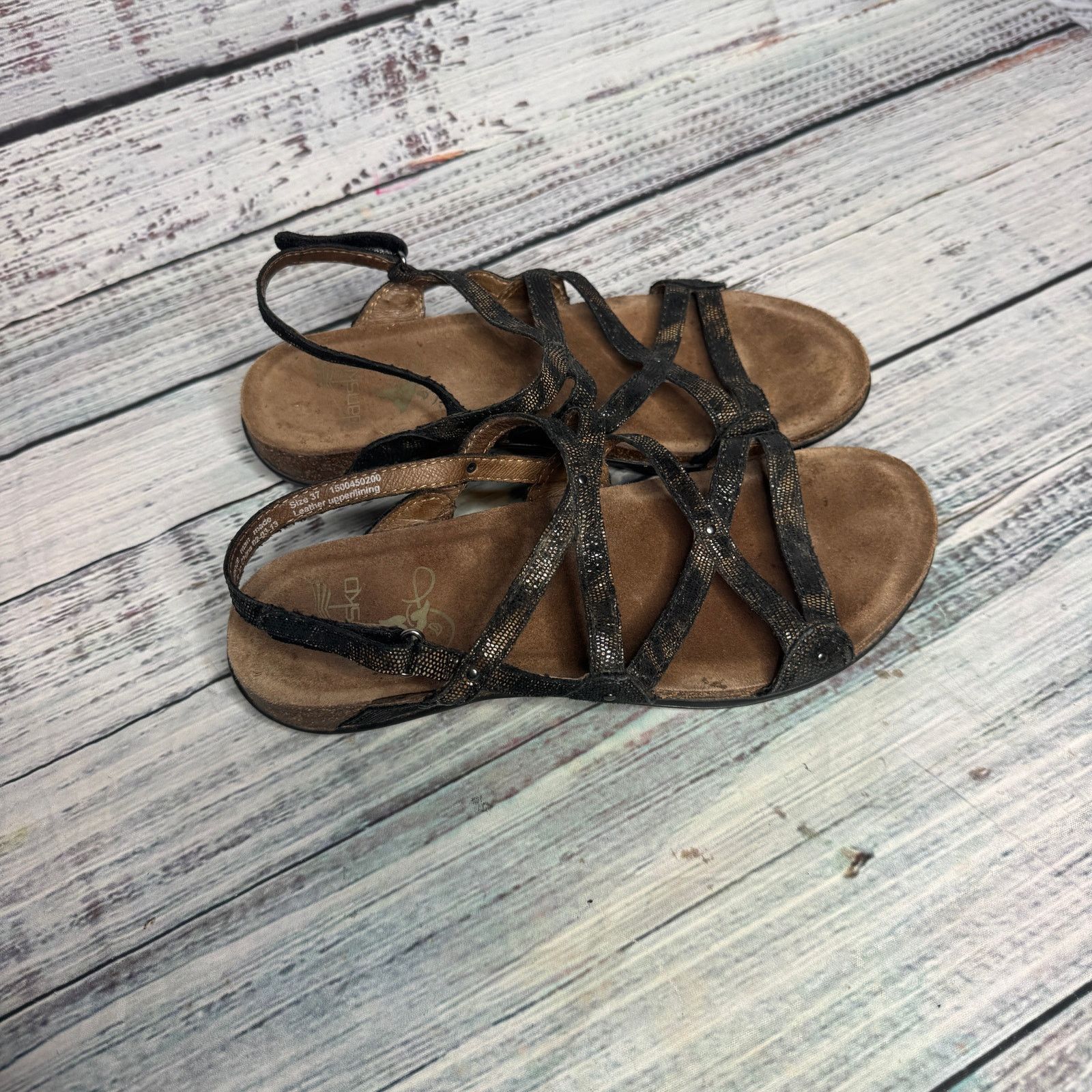 Dansko Dansko Women's Jovie Sandal Hook & Loop Strappy Comfort 7 Size US 7 / IT 37 - 2 Thumbnail