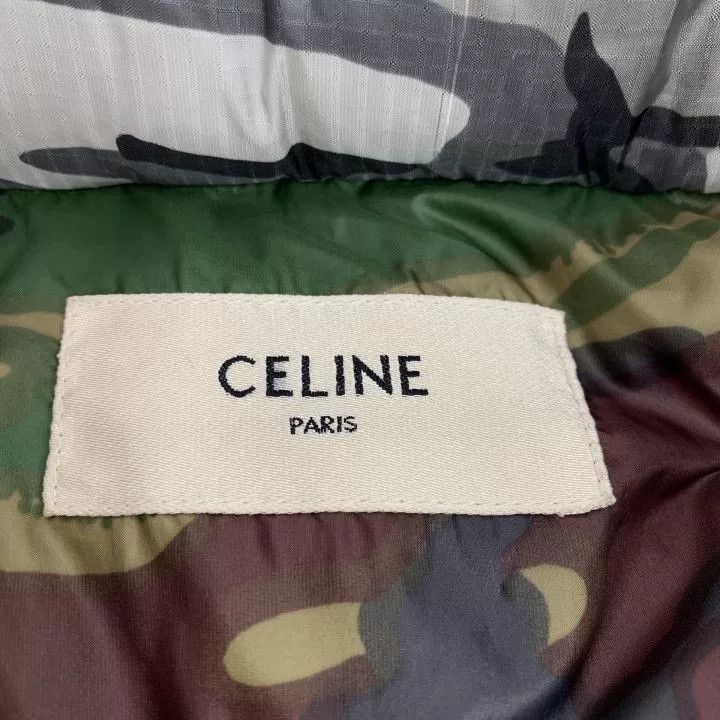 Celine Celine 23 Camouflage Logo Puffer Jacket Size US S / EU 44-46 / 1 - 5 Thumbnail