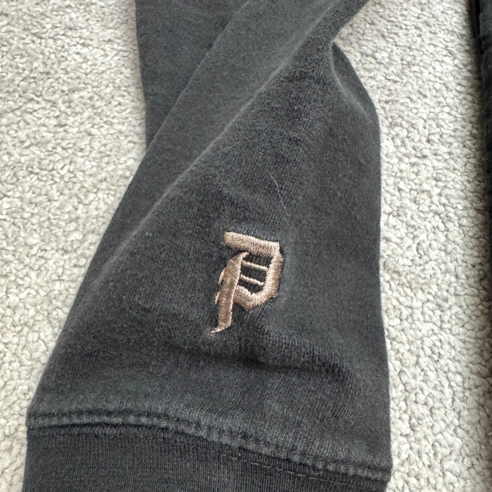 Primitive Primitive Skateboarding Hoodie Mens XS Black Graphic Rose Metallic Sweatshirt Size US XS / EU 42 / 0 - 6 Thumbnail