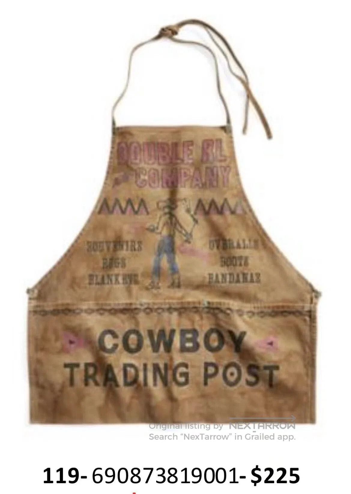 RRL Ralph Lauren cowboy trading post apron by rrl. Size ONE SIZE - 2 Thumbnail