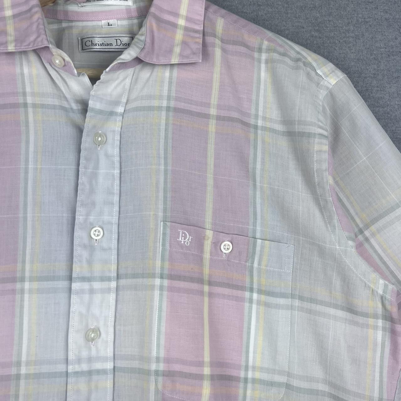 Christian Dior Monsieur CHRISTIAN DIOR Vintage Mens Smart Shirt Short Sleeve L Size US L / EU 52-54 / 3 - 1 Thumbnail