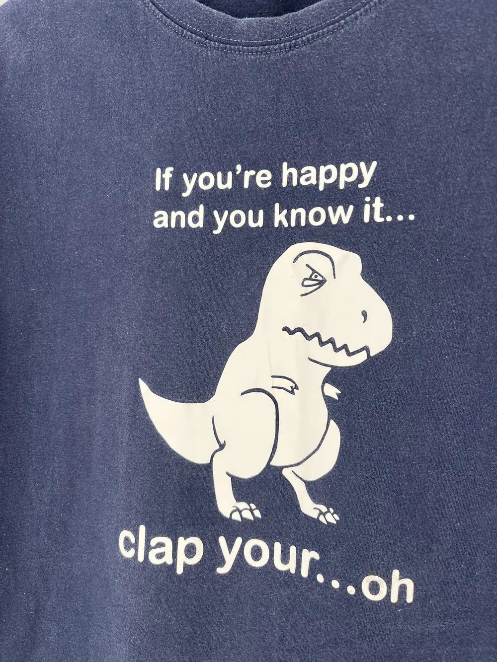 Vintage Vintage Y2K ADULT “ If you're Happy and you know it.. CLAP“ Size US M / EU 48-50 / 2 - 5 Thumbnail