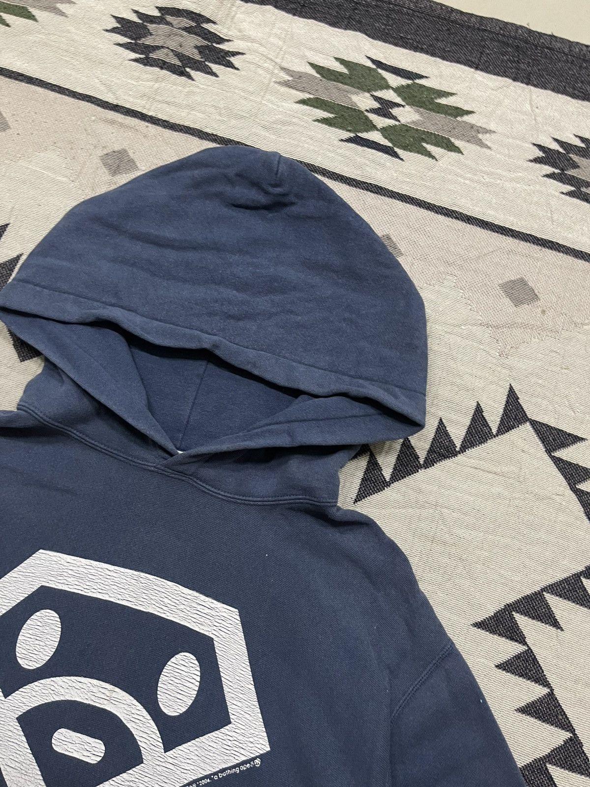 Bape 2004 BABY MILO BY A BATHING APE DIAMOND LOGO HOODIE FADED Size US M / EU 48-50 / 2 - 12 Thumbnail