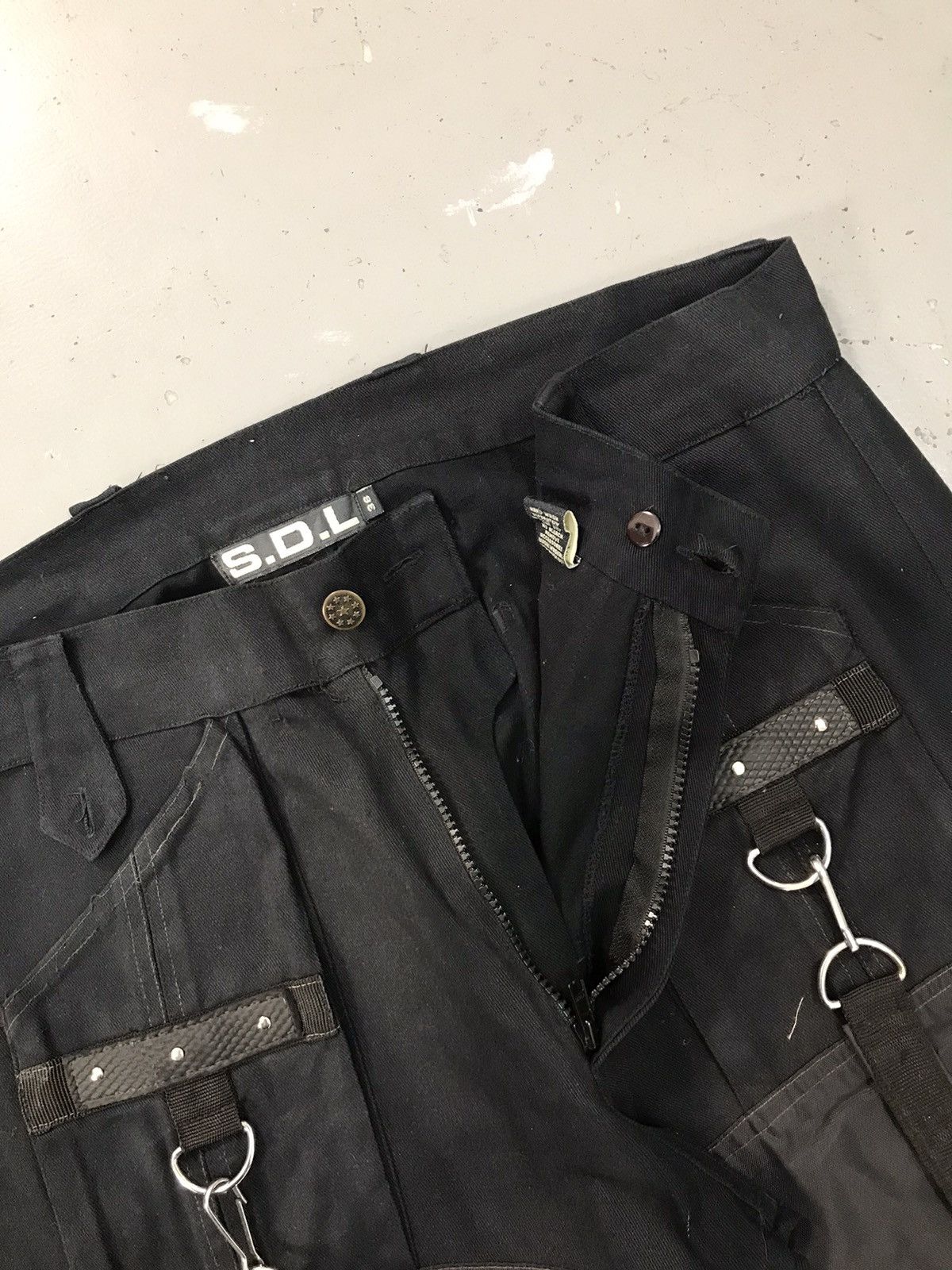 Designer × Vintage Vintage SDL tripe NY inspired denim pant Size US 38 / EU 54 - 6 Thumbnail