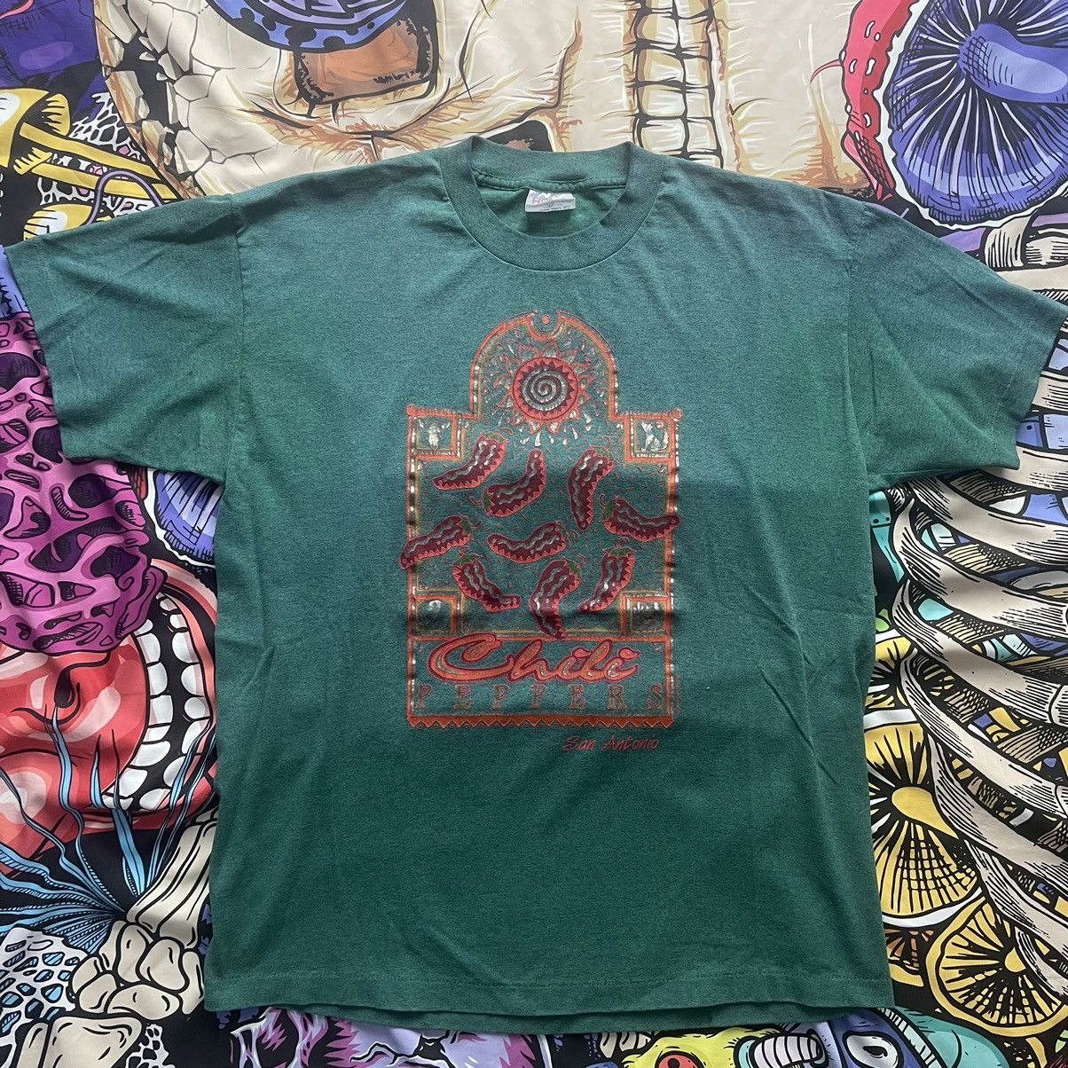 Other 1990’s Single Stitch Green Red Chili Peppers Size US XL / EU 56 / 4 - 1 Thumbnail