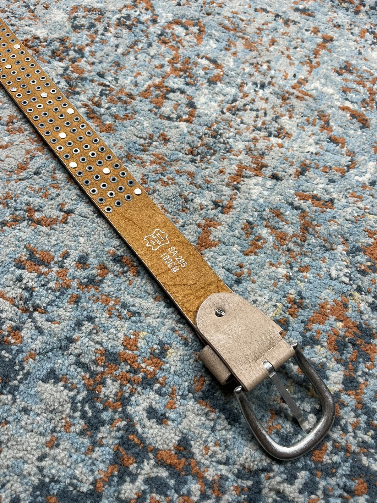 Seditionaries × Vintage Vintage y2k studded leather belt crystals bb Simon style Size ONE SIZE - 6 Thumbnail