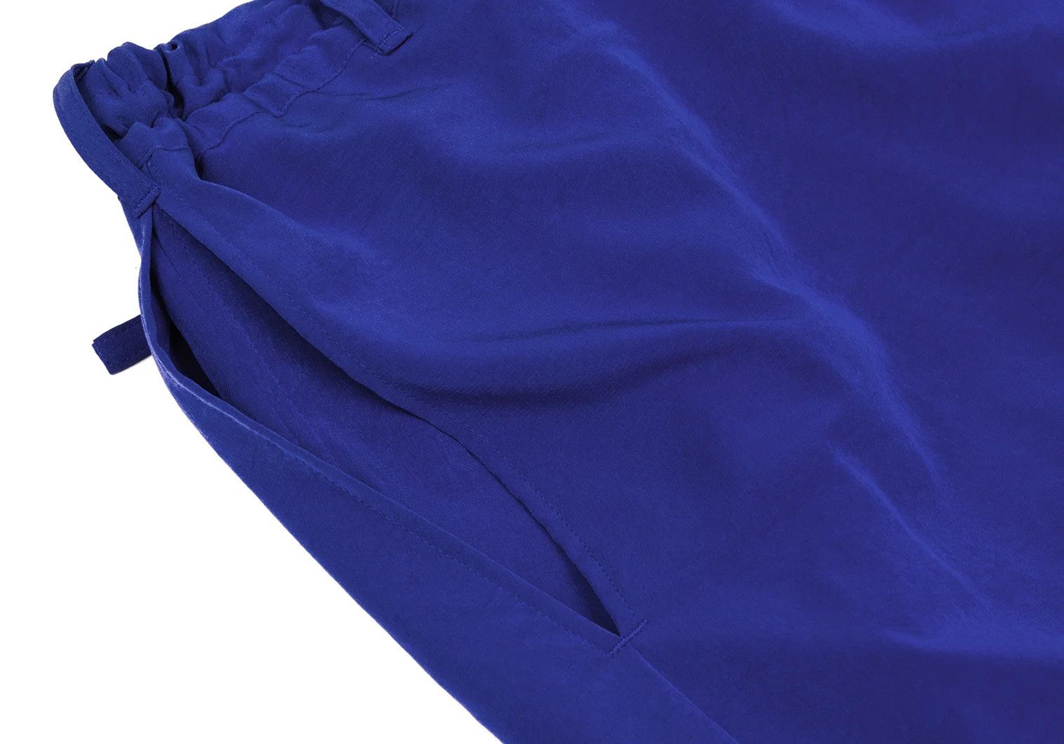 Yohji Yamamoto Crepe Drape Wrap Pants in Blue Size US 34 / EU 50 - 12 Thumbnail