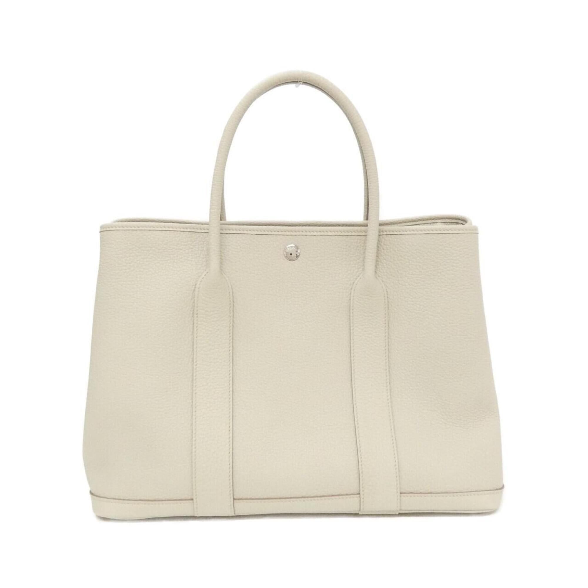 Hermes Garden Party 36cm 051559ck Handbag in White, Women's