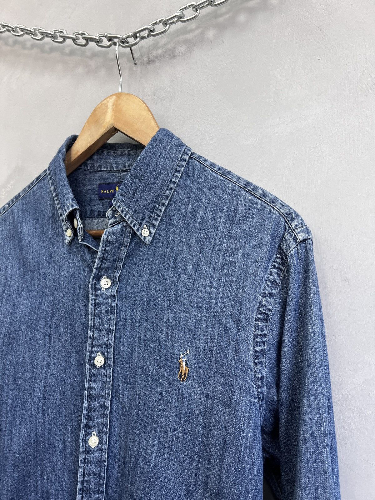 Ralph Lauren Ralph Lauren Denim Button-Up Shirt Classic USA Size US M / EU 48-50 / 2 - 2 Thumbnail