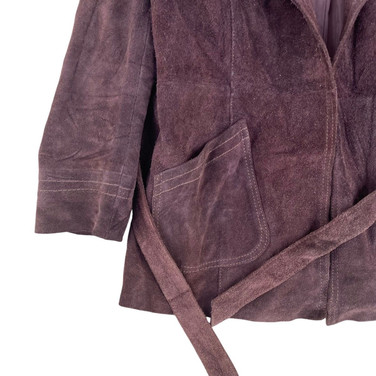 Genuine Leather × Vintage Vintage 70s Suede Leather Made In Taiwan Size US M / EU 48-50 / 2 - 6 Thumbnail