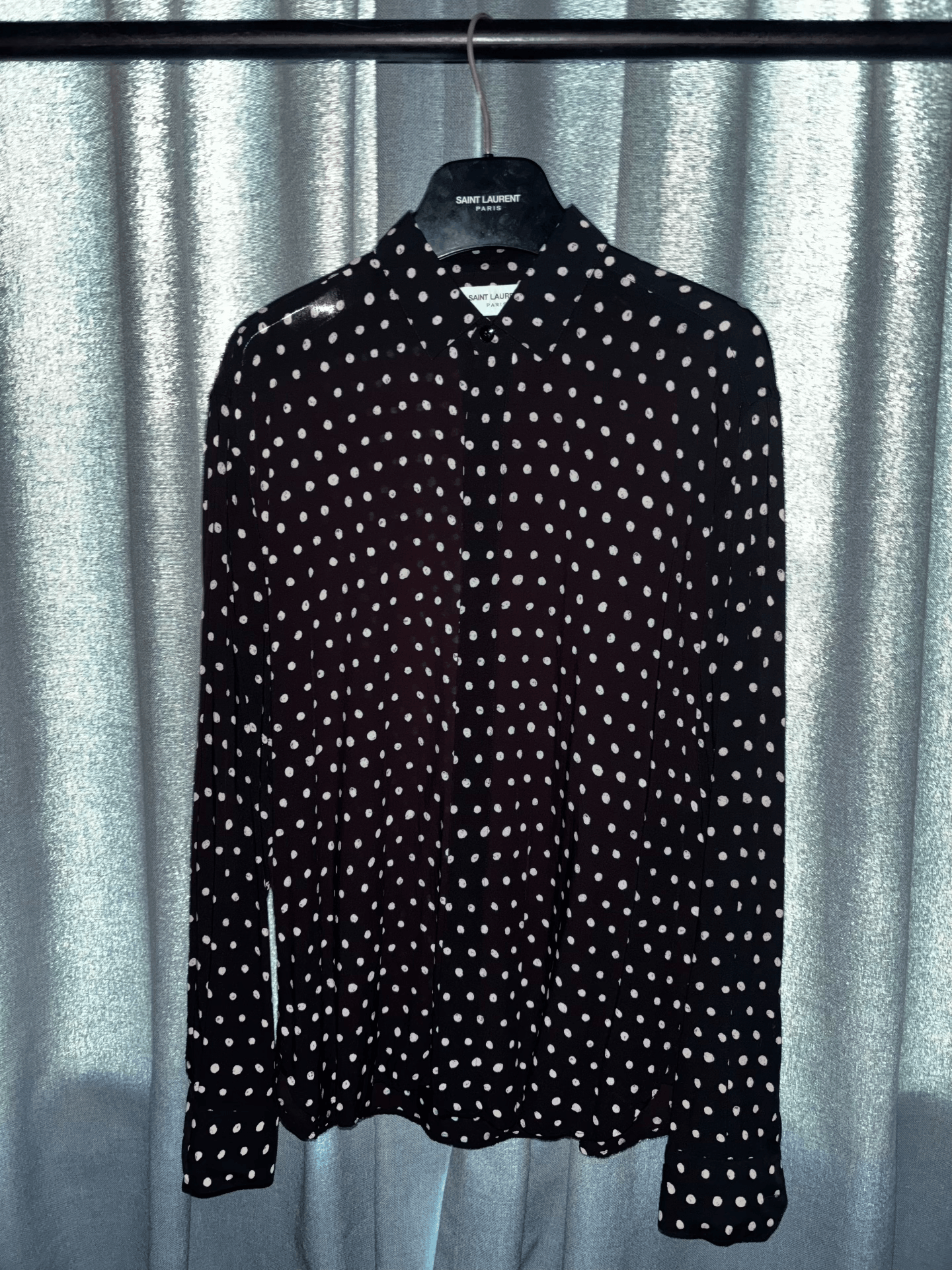 Saint Laurent Paris Saint Laurent 2017SS Polka Dot Shirt Size US M / EU 48-50 / 2 - 1 Thumbnail