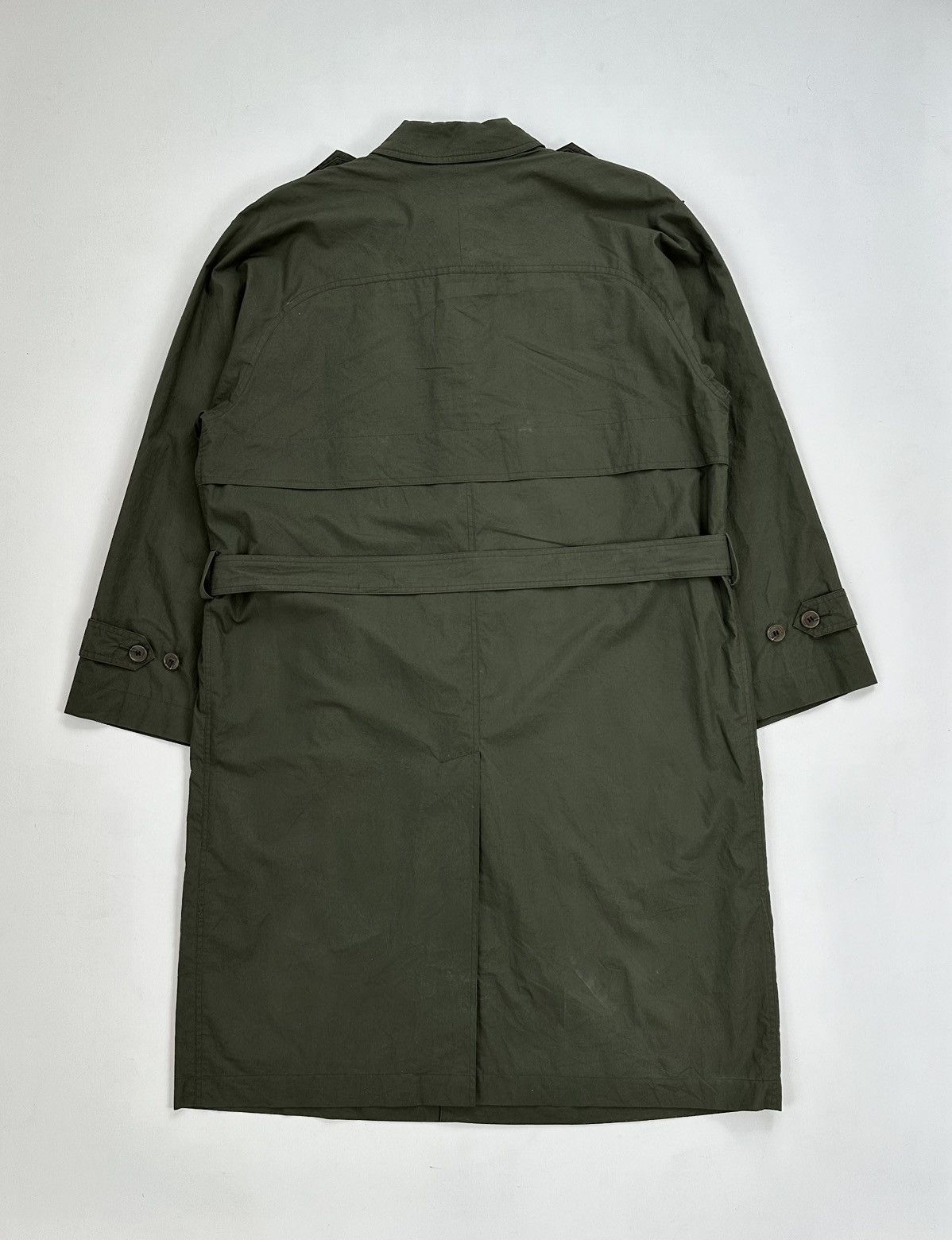 Christian Dior Monsieur Christian Dior Olive Green TrenchCoat Military Outerwear Size US L / EU 52-54 / 3 - 11 Thumbnail