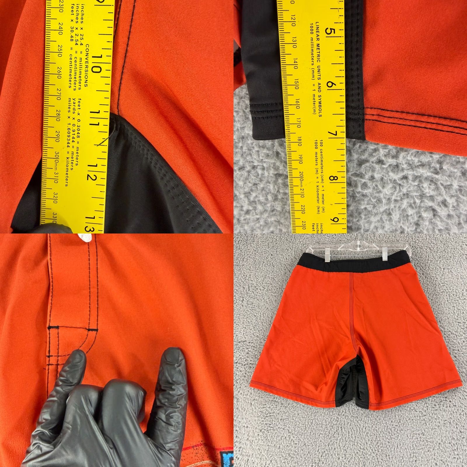 Vintage Rogue American Board Shorts Mens 30 Orange Graphic Print USA Made Size US 30 / EU 46 - 8 Thumbnail