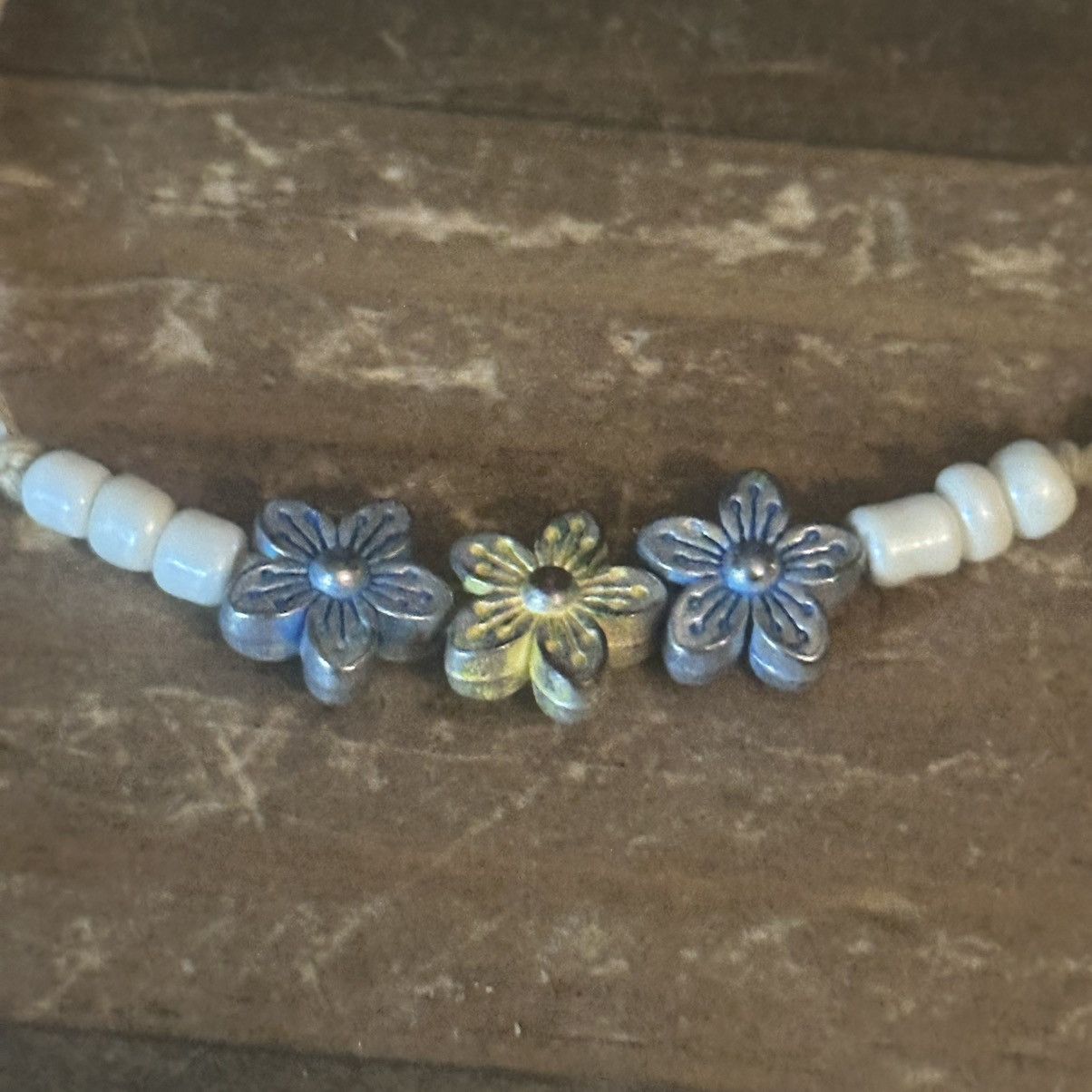 Other Floral adjustable cord bracelet Size ONE SIZE - 4 Thumbnail