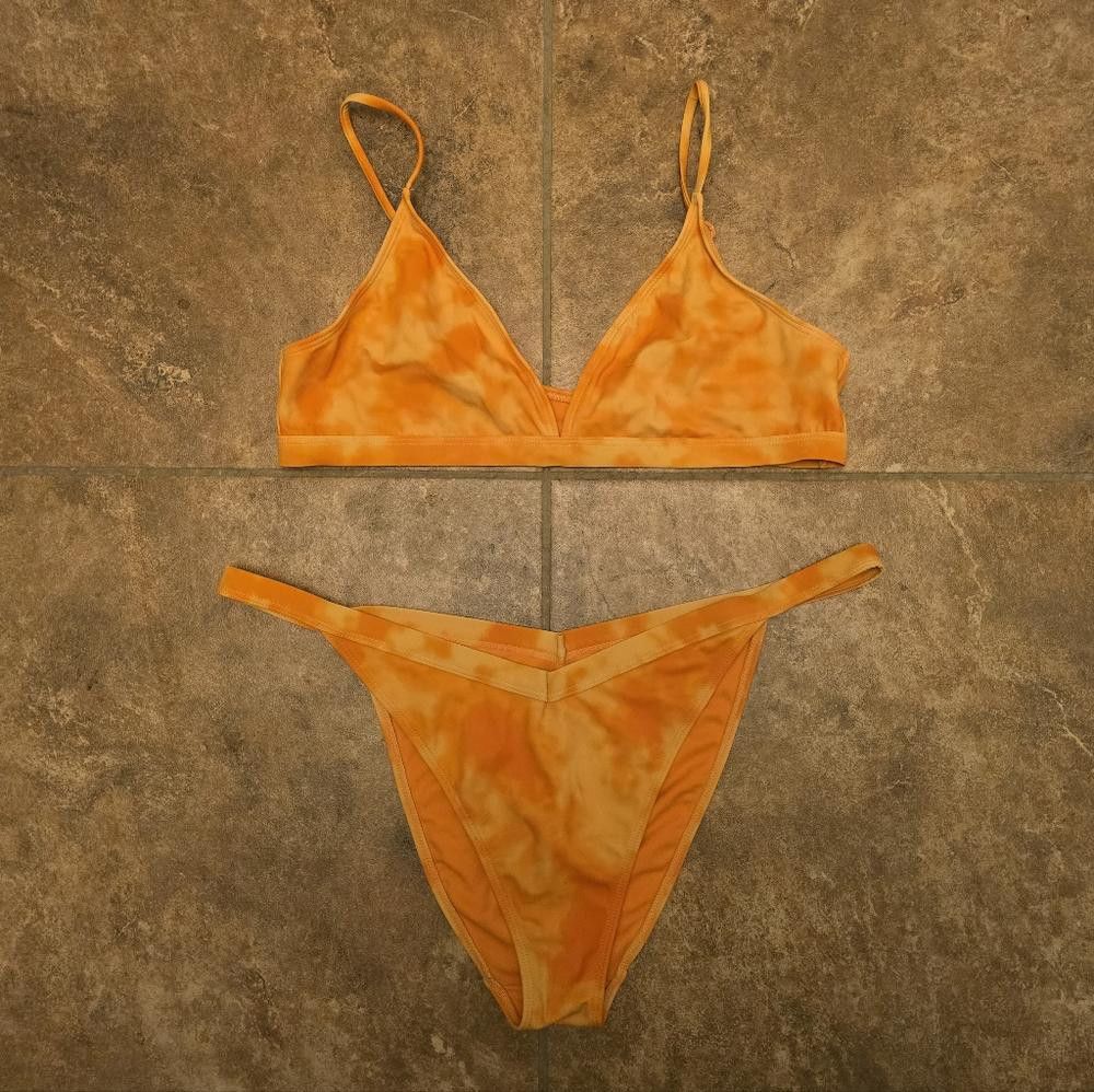 Designer Orange Creamsicle LA HEARTS Bikini Bottoms Size ONE SIZE - 3 Thumbnail